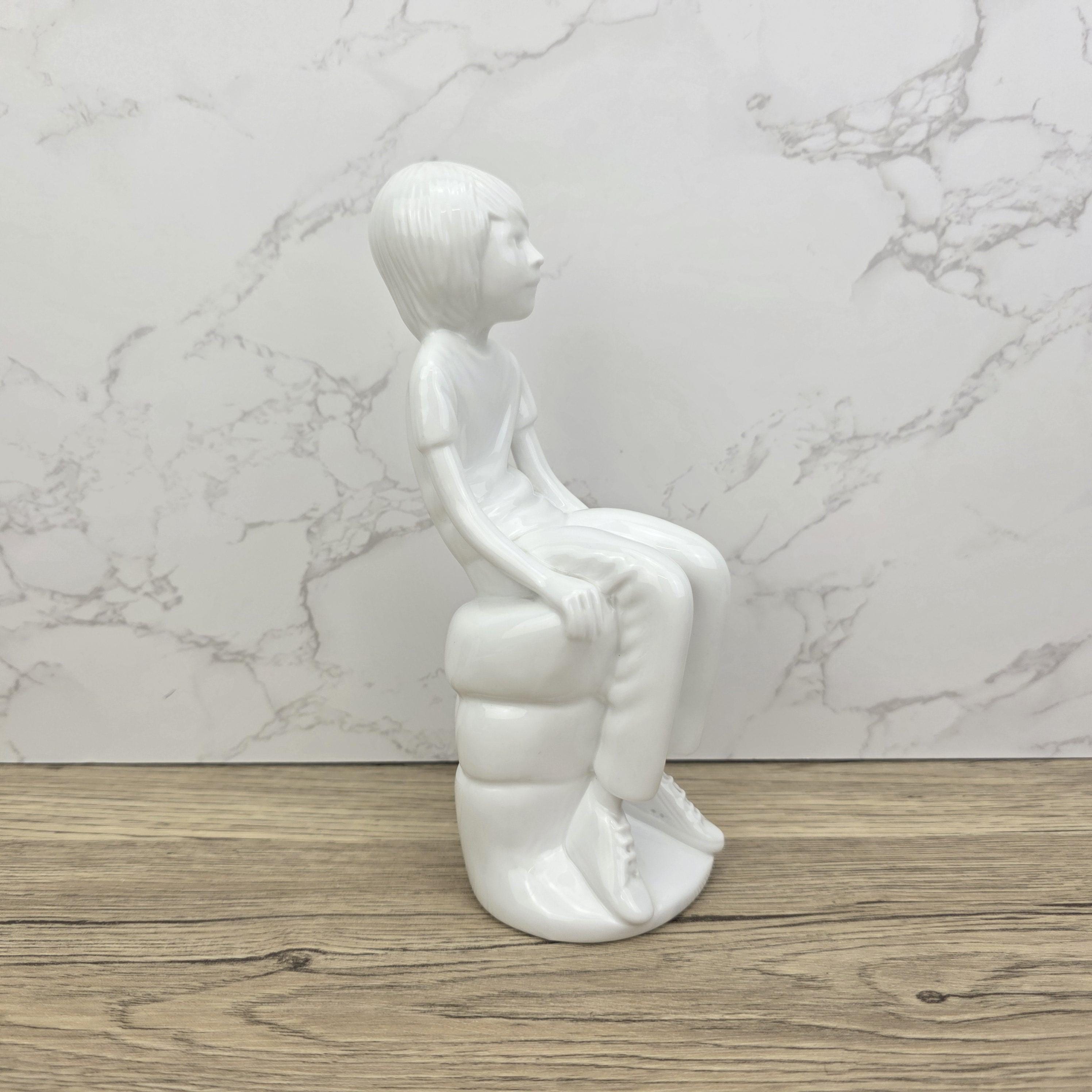 Vintage Spode "Michael" Figurine | Pauline Shone Bone China Sculpture