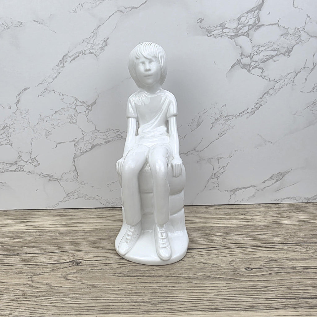 Vintage Spode "Michael" Figurine | Pauline Shone Bone China Sculpture