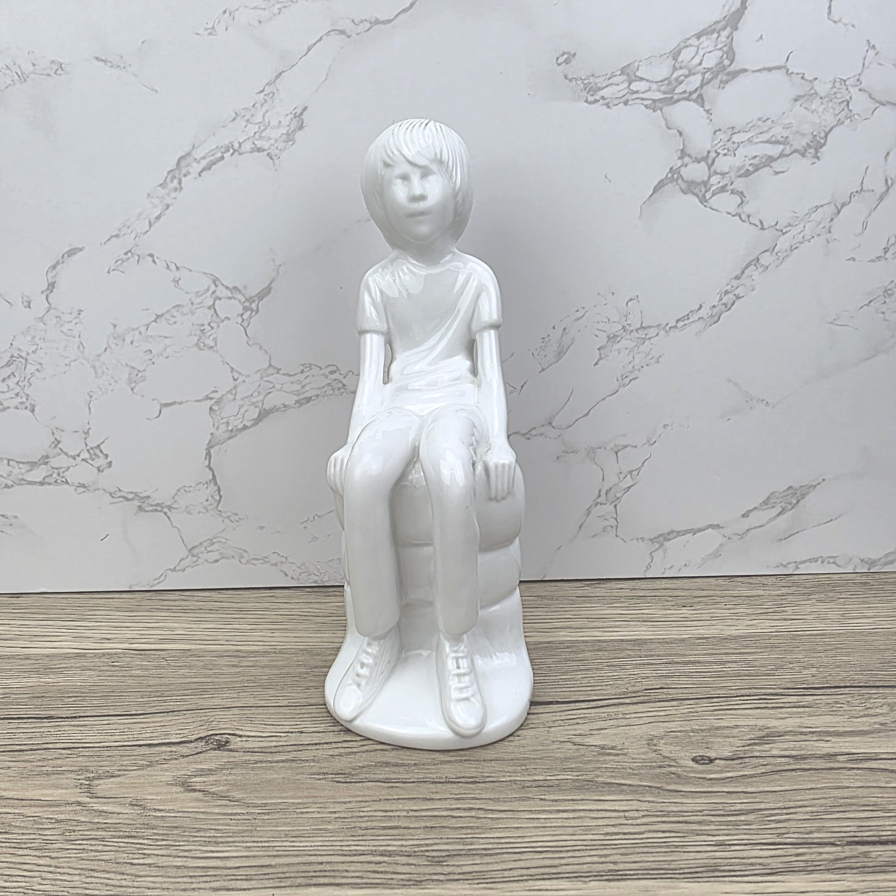 Vintage Spode "Michael" Figurine | Pauline Shone Bone China Sculpture