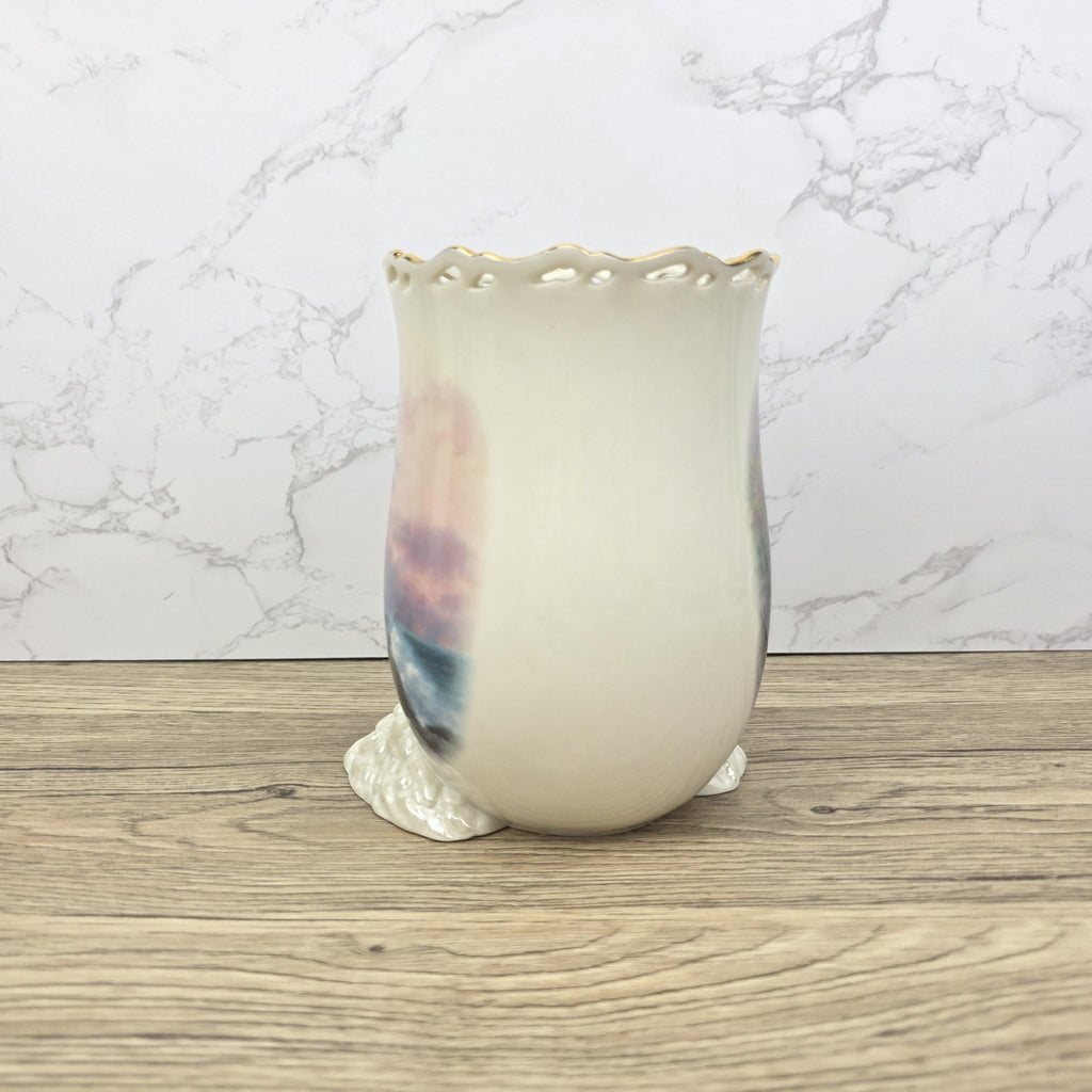 Lenox Thomas Kinkade Lighthouse Votive Vase | Beacon of Hope, Ivory China