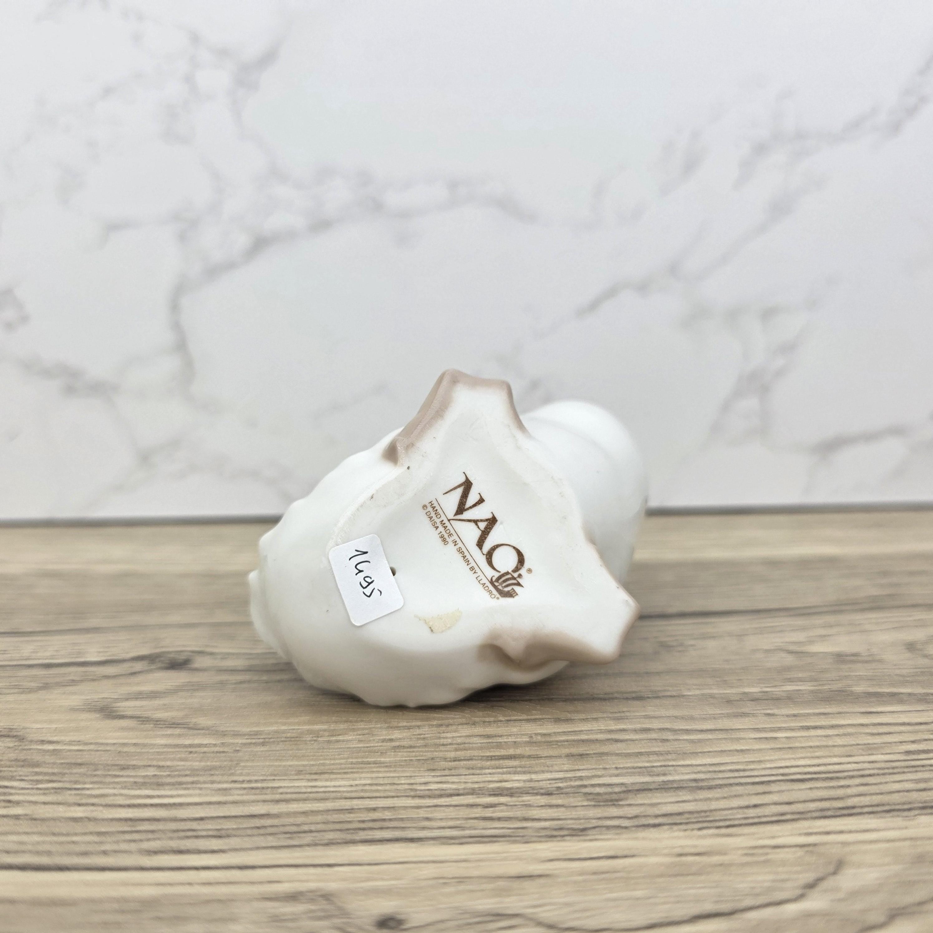 Playful Duck Figurine by NAO Lladro Spain | Glazed Porcelain Animal Sculpture 1451