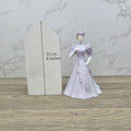 Coalport Porcelain Figurine “Christine” | Vintage English Collectible | Hand-Painted Bone China Lady in Lilac Dress