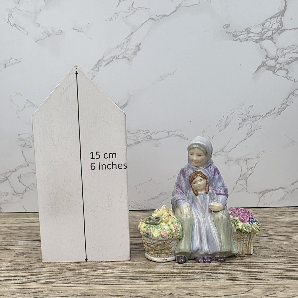 Royal Doulton Granny’s Heritage Figurine HN5885 | Miniature Street Vendors 2005 | Bone China Collectible