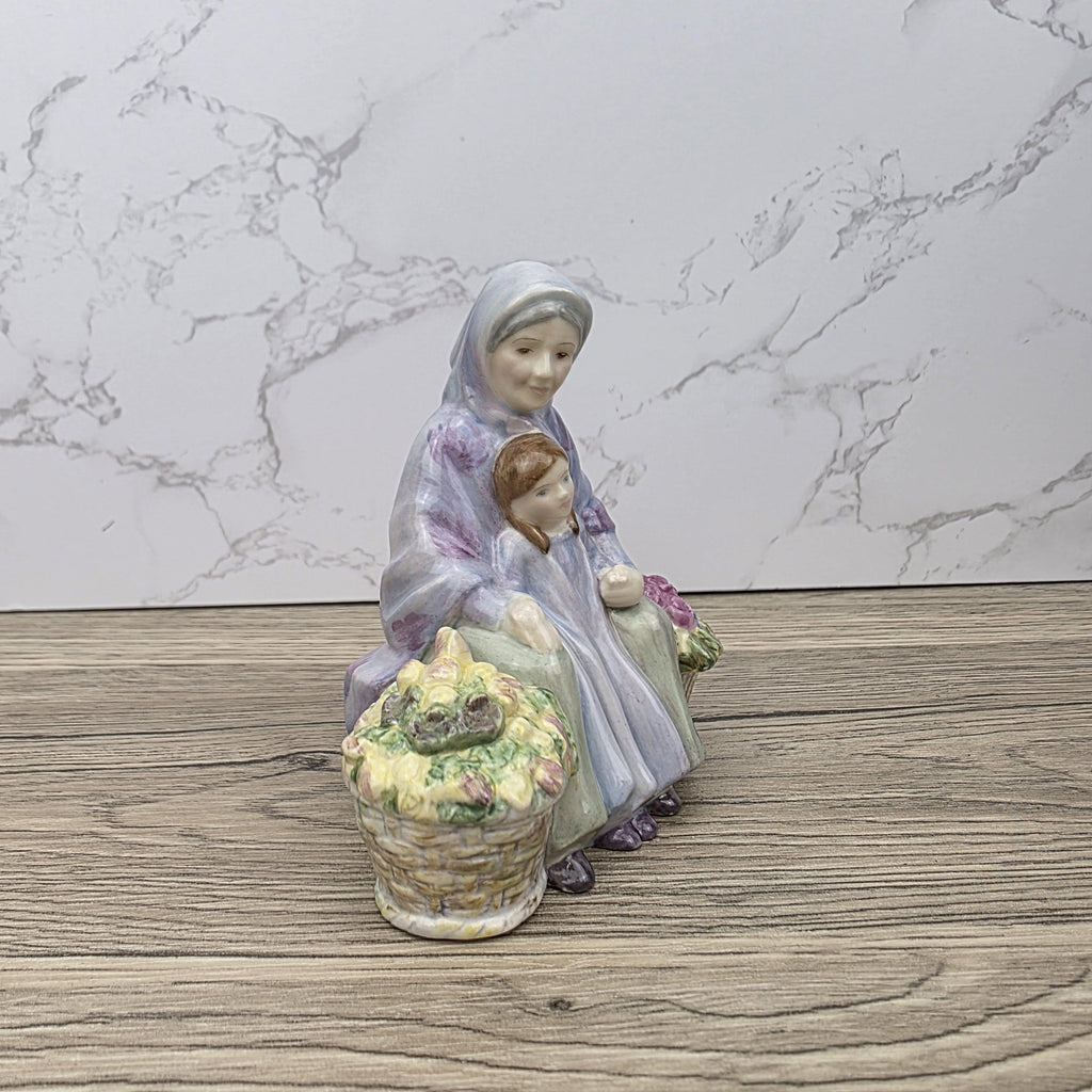 Royal Doulton Granny’s Heritage Figurine HN5885 | Miniature Street Vendors 2005 | Bone China Collectible