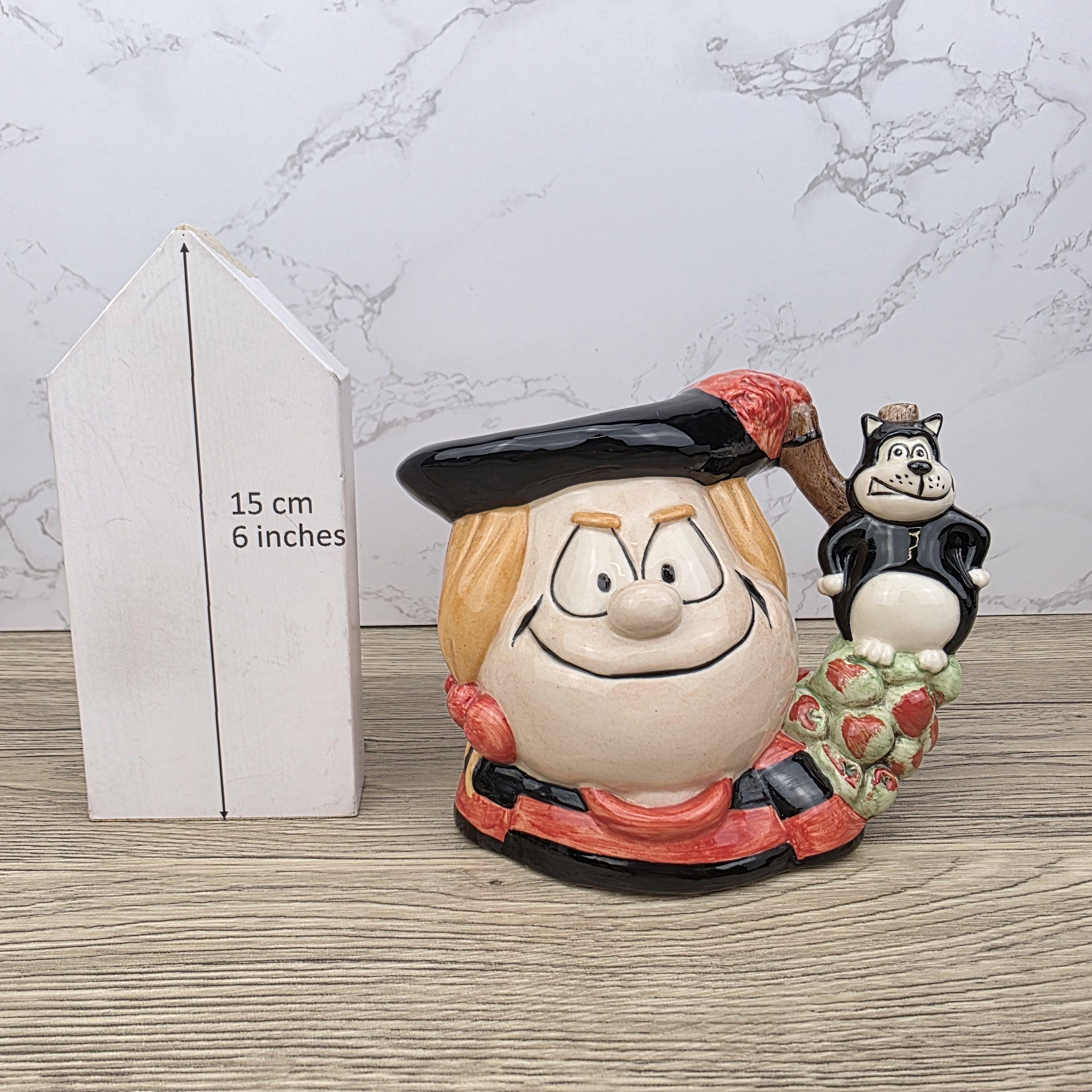Royal Doulton Minnie the Minx D7036 Large Character Jug 1990 | Beano Comic Series | Simon Woo