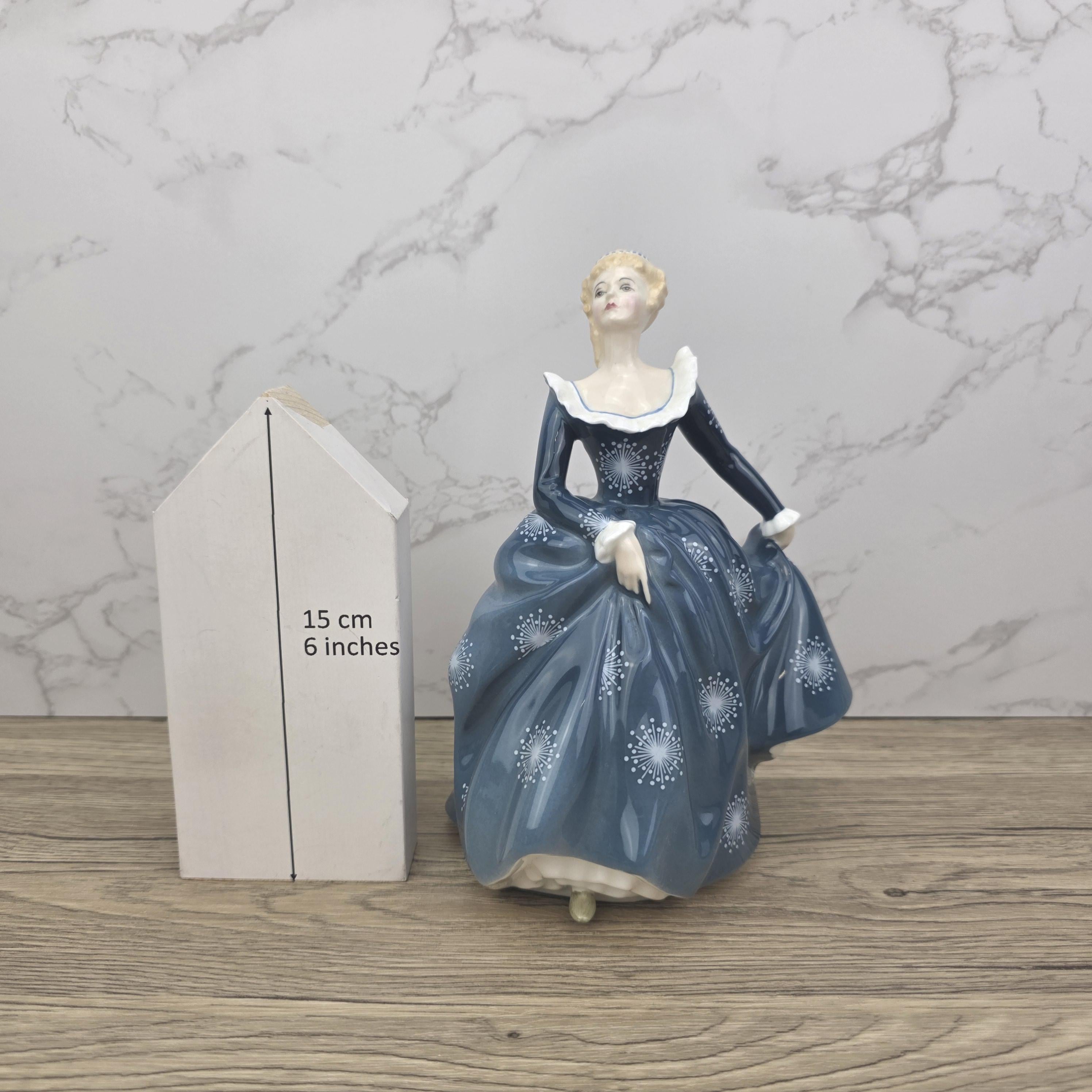 Royal Doulton “Fragrance” HN2334 Figurine English Bone China Lady | Vintage Collectible | Hand-Painted Porcelain Figure