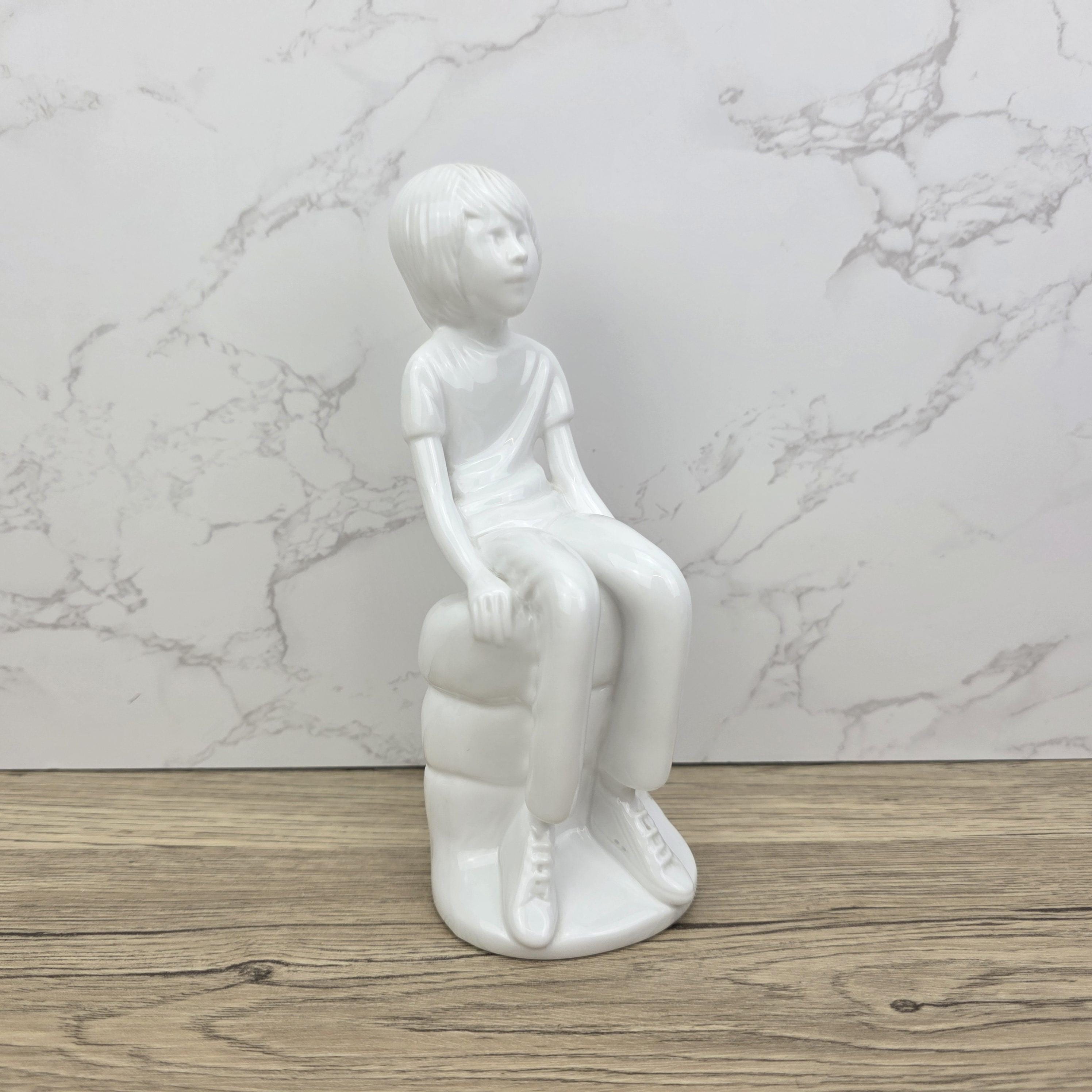 Vintage Spode "Michael" Figurine | Pauline Shone Bone China Sculpture