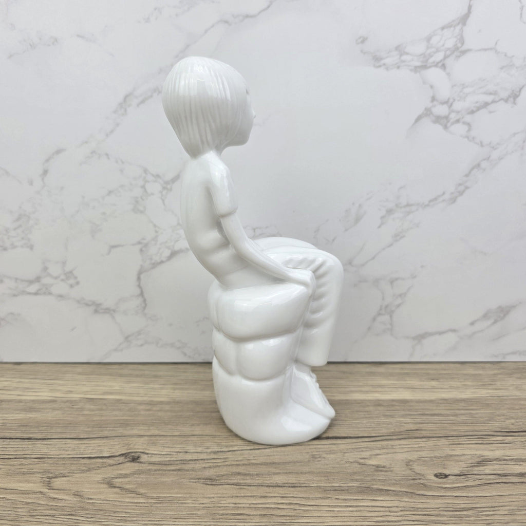 Vintage Spode "Michael" Figurine | Pauline Shone Bone China Sculpture