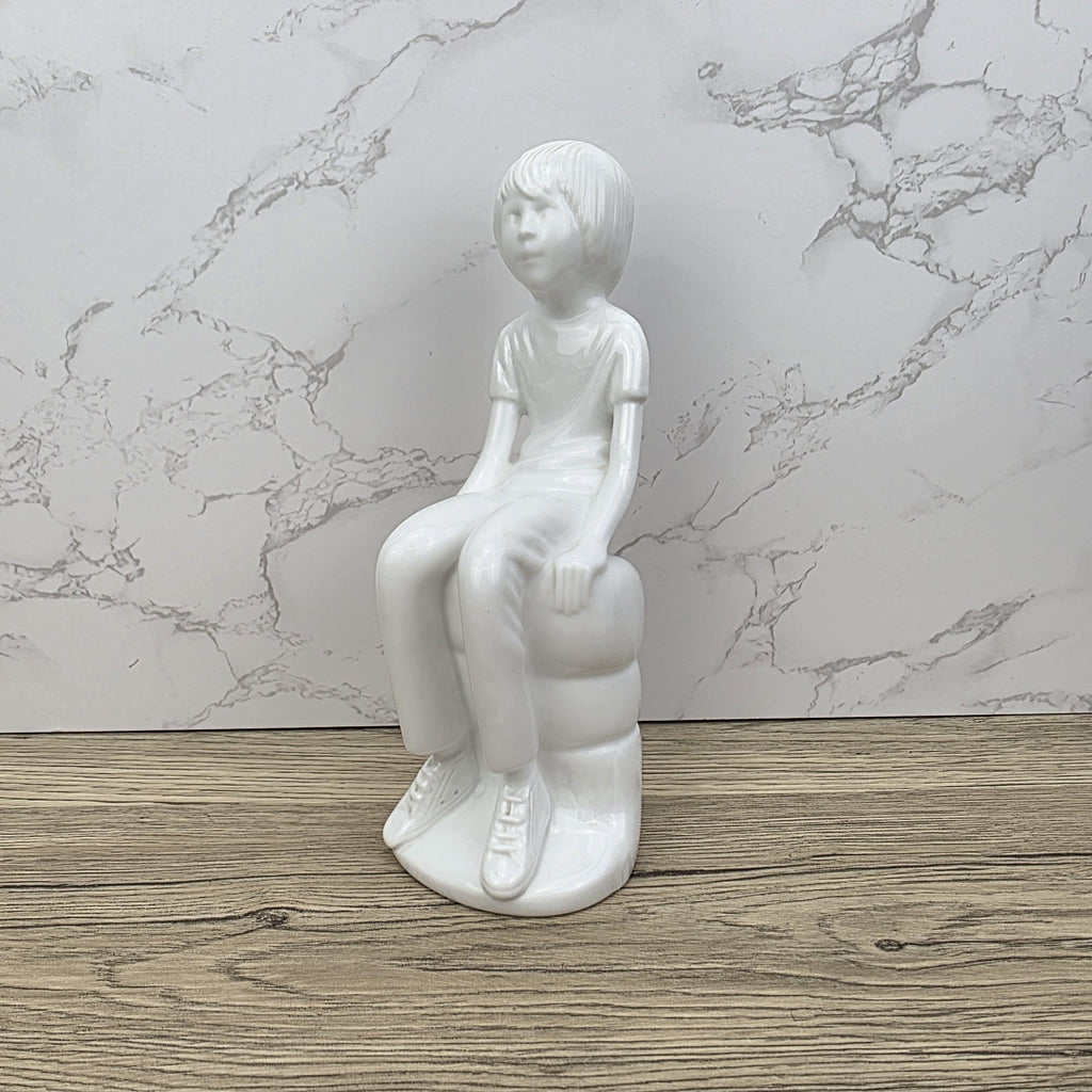Vintage Spode "Michael" Figurine | Pauline Shone Bone China Sculpture
