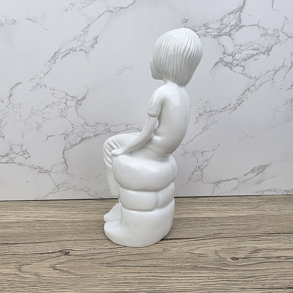 Vintage Spode "Michael" Figurine | Pauline Shone Bone China Sculpture