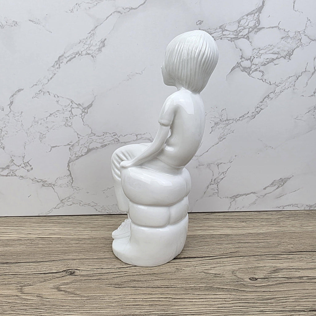 Vintage Spode "Michael" Figurine | Pauline Shone Bone China Sculpture