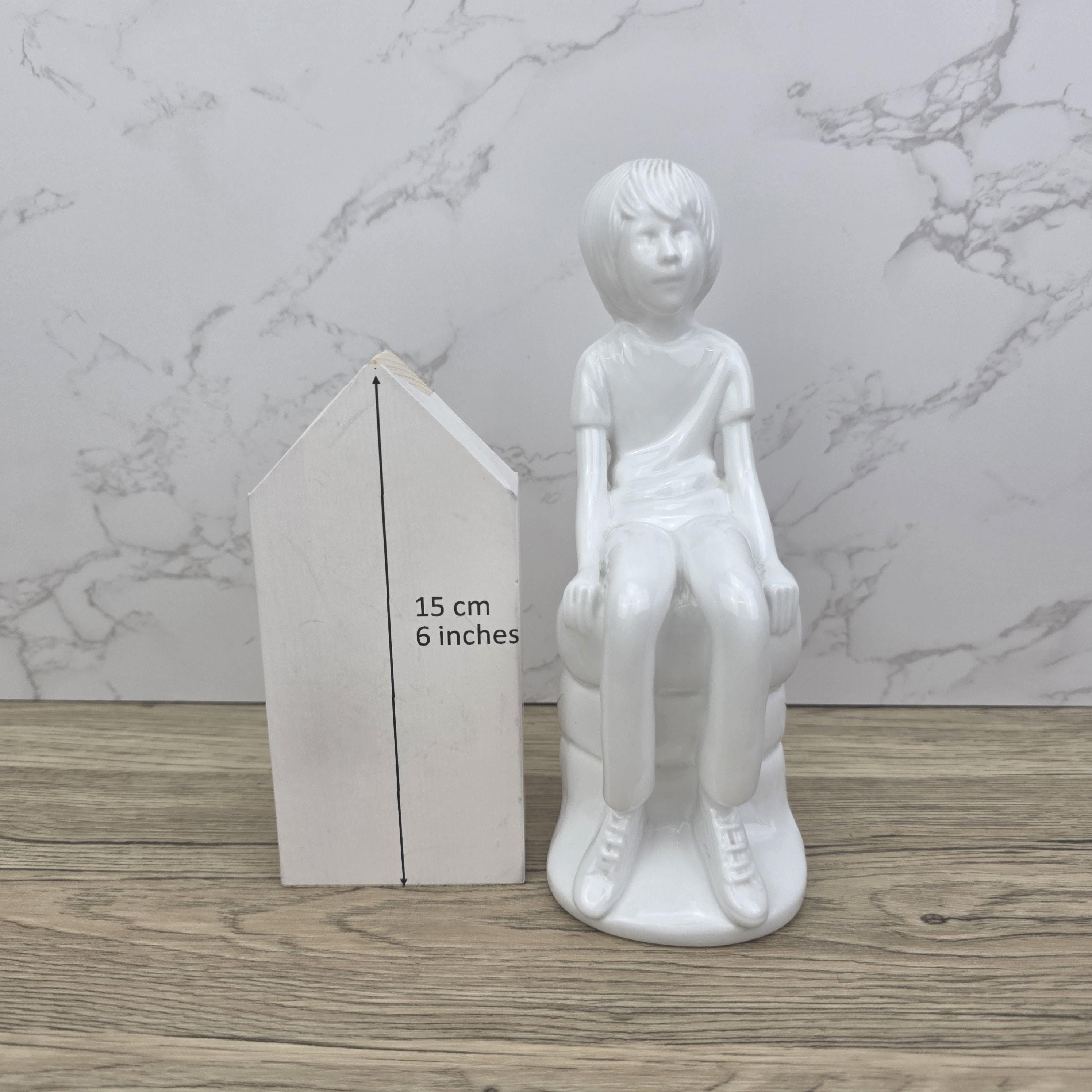 Vintage Spode "Michael" Figurine | Pauline Shone Bone China Sculpture