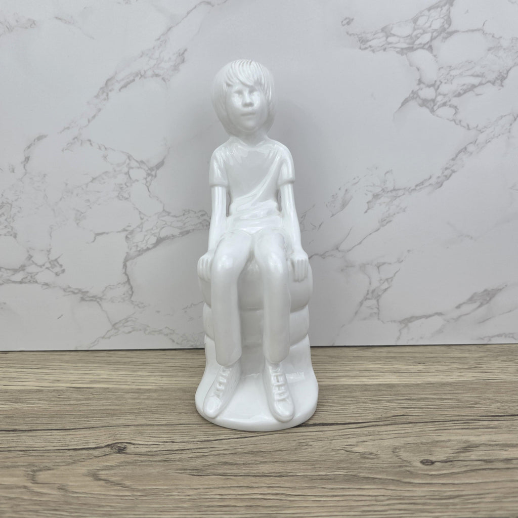 Vintage Spode "Michael" Figurine | Pauline Shone Bone China Sculpture