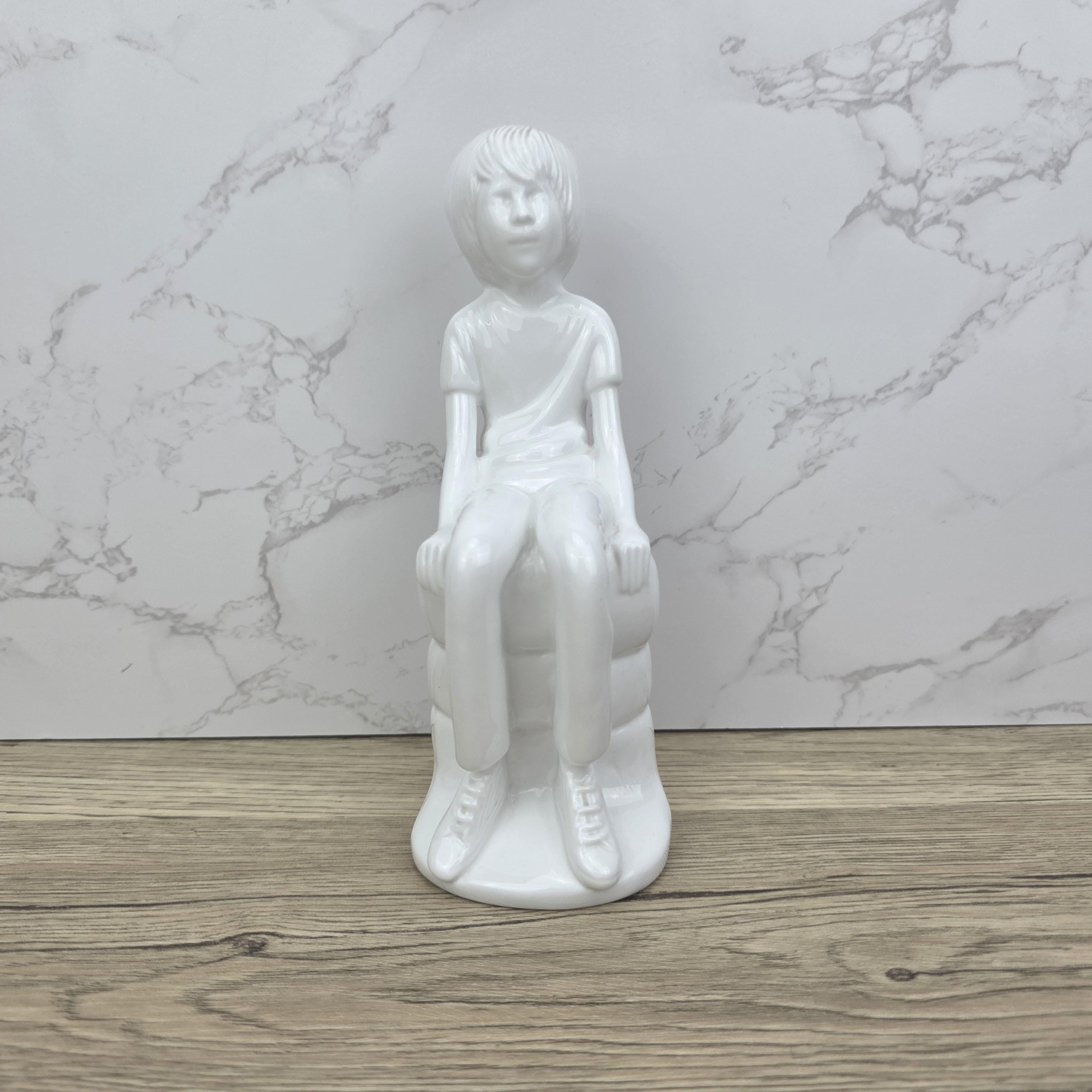 Vintage Spode "Michael" Figurine | Pauline Shone Bone China Sculpture