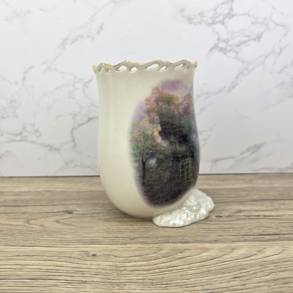 Lenox Thomas Kinkade Lighthouse Votive Vase | Beacon of Hope, Ivory China