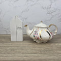 Windsor England Bone China Teapot Floral Gold Detailing | Vintage English Porcelain | Collectible Cottagecore Decor