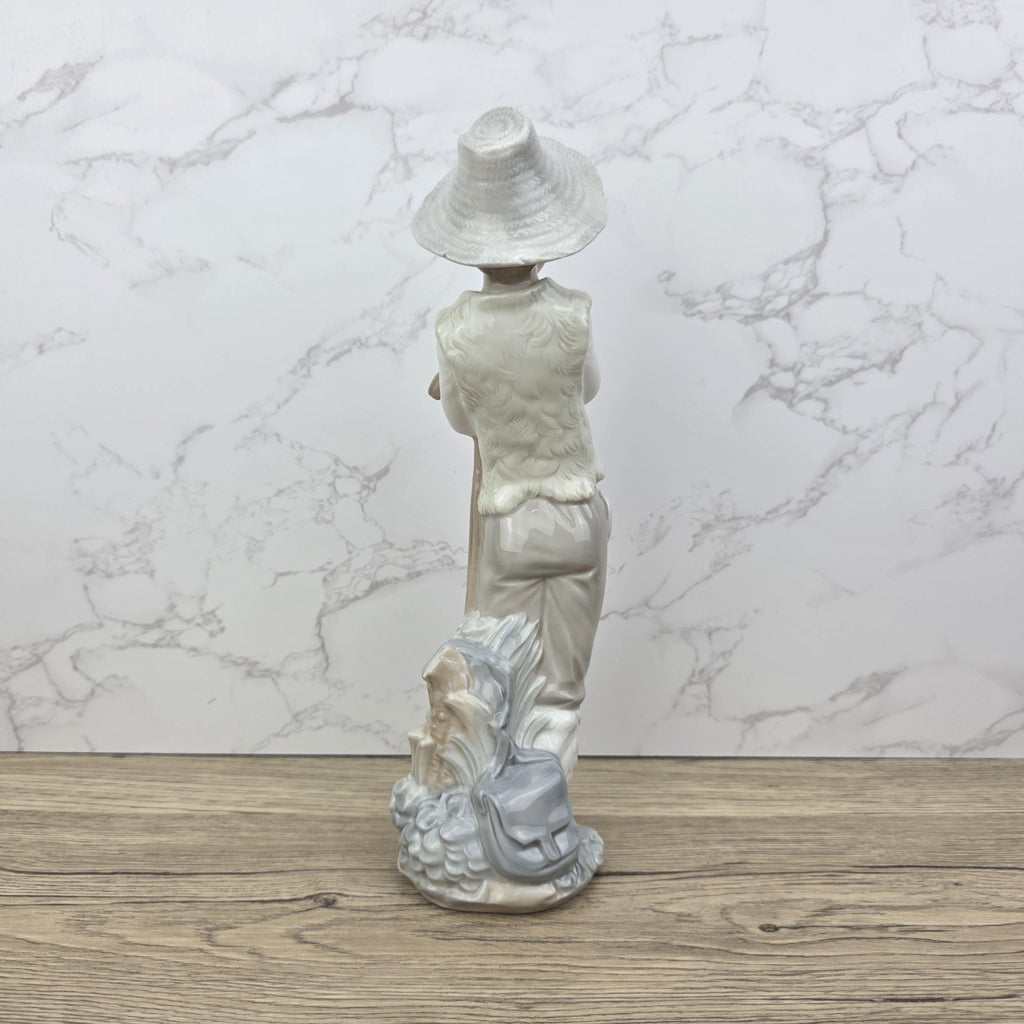 Vintage Lladro Nao Porcelain Shepherd Boy Figurine | Spanish Daisa 1987