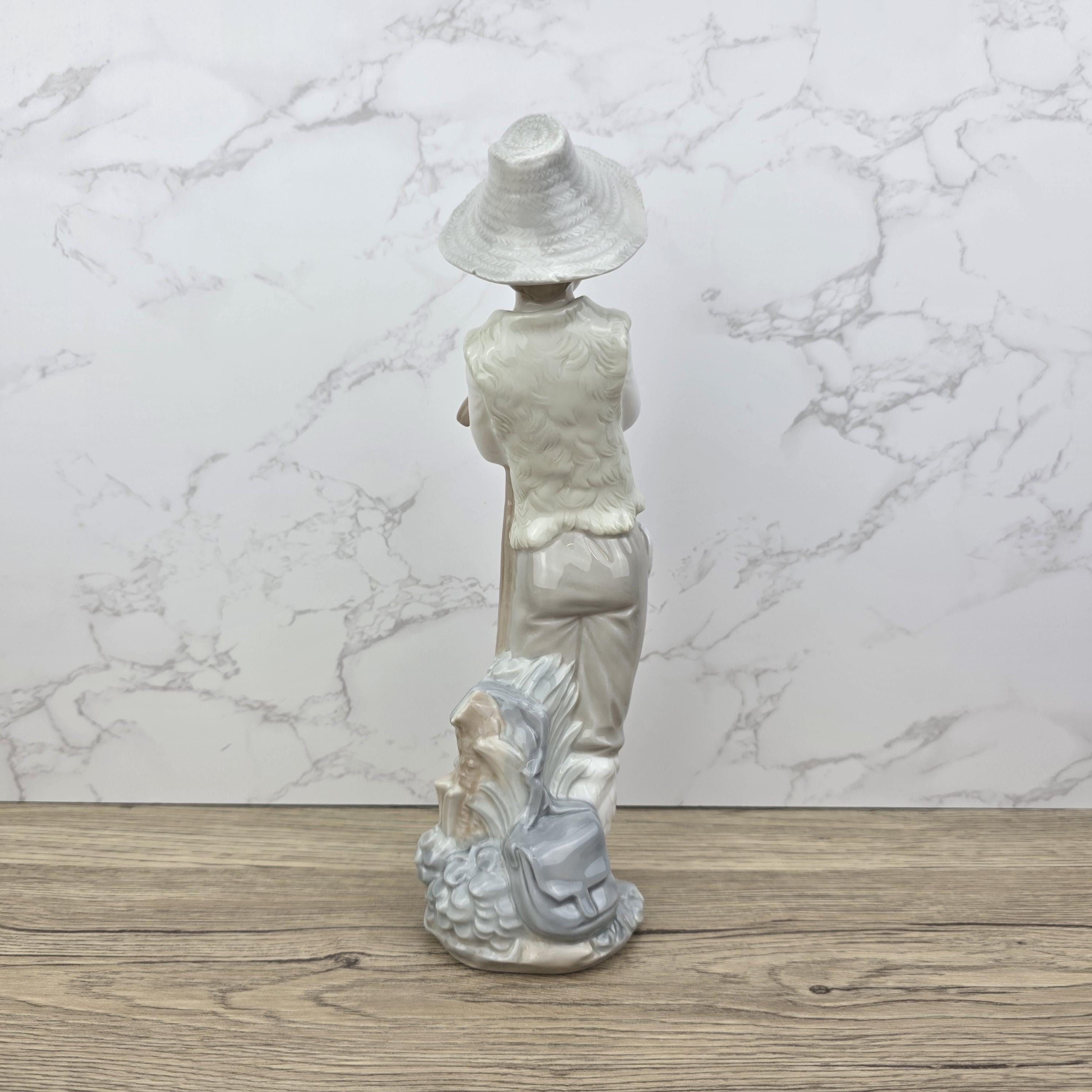 Vintage Lladro Nao Porcelain Shepherd Boy Figurine | Spanish Daisa 1987