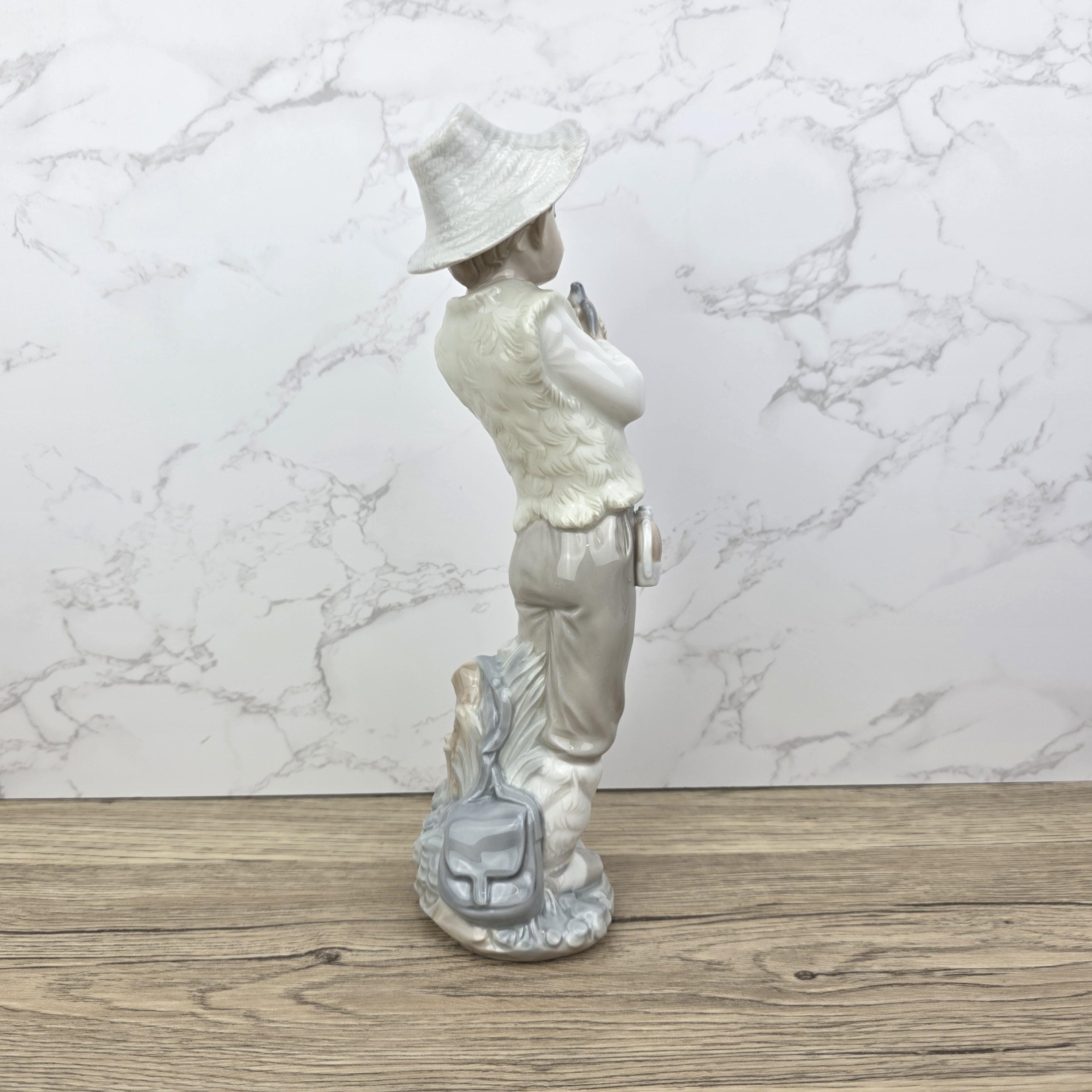 Vintage Lladro Nao Porcelain Shepherd Boy Figurine | Spanish Daisa 1987