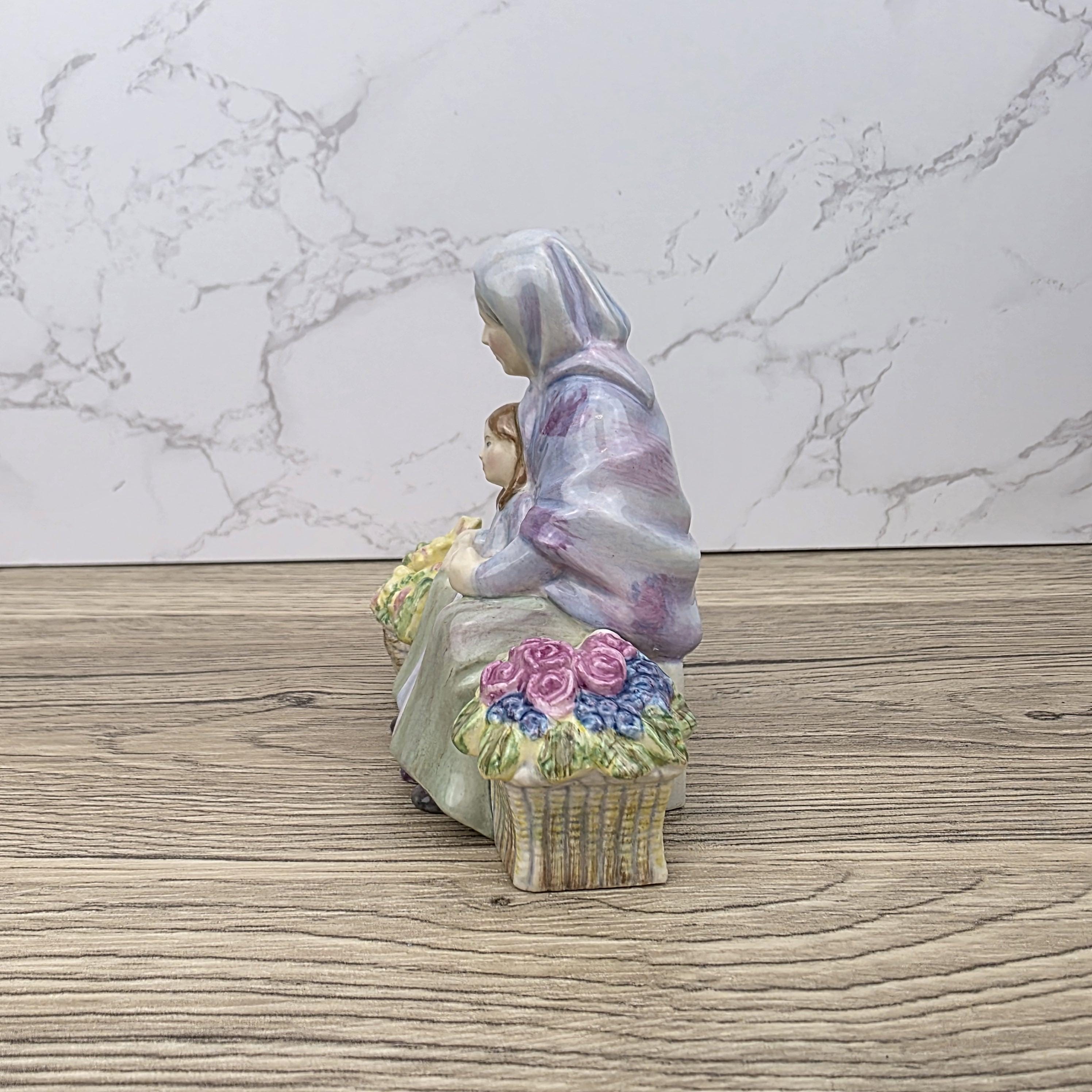 Royal Doulton Granny’s Heritage Figurine HN5885 | Miniature Street Vendors 2005 | Bone China Collectible