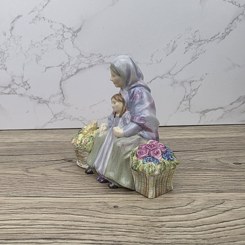 Royal Doulton Granny’s Heritage Figurine HN5885 | Miniature Street Vendors 2005 | Bone China Collectible