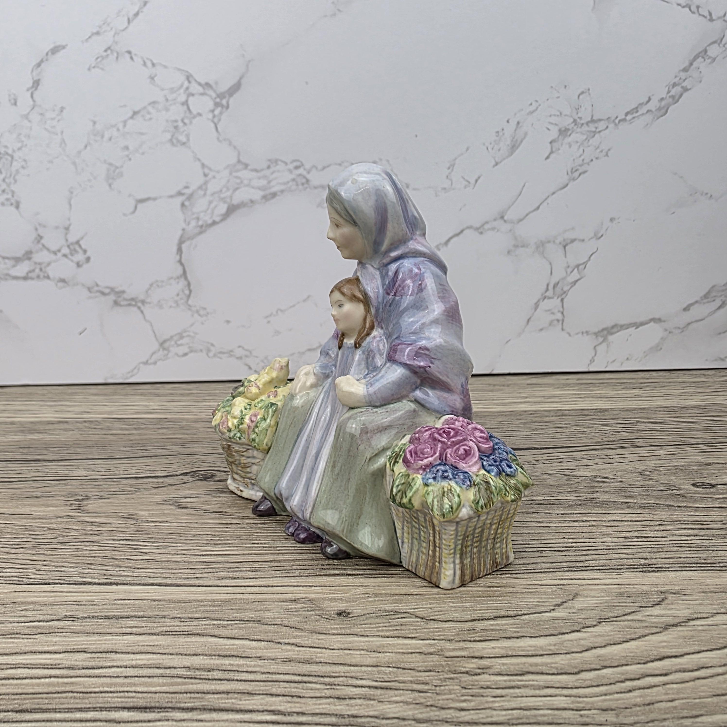 Royal Doulton Granny’s Heritage Figurine HN5885 | Miniature Street Vendors 2005 | Bone China Collectible