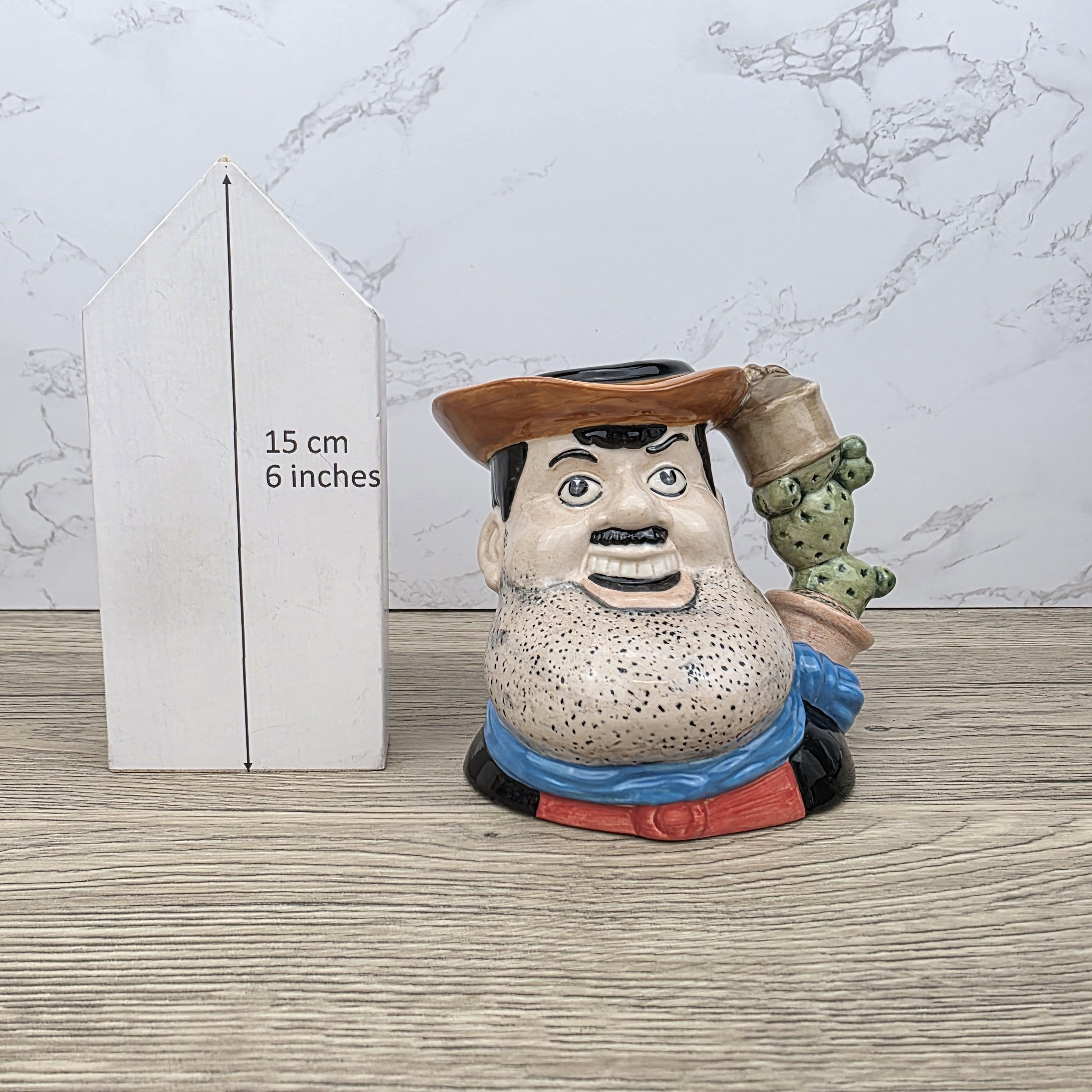 Vintage Royal Doulton Desperate Dan D7034 Large Character Jug Simon Ward – Beano Series Collectible