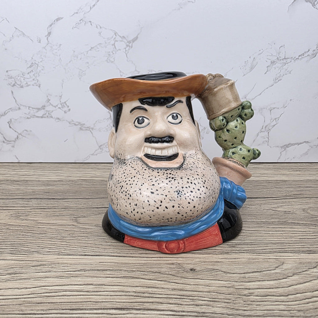 Vintage Royal Doulton Desperate Dan D7034 Large Character Jug Simon Ward – Beano Series Collectible