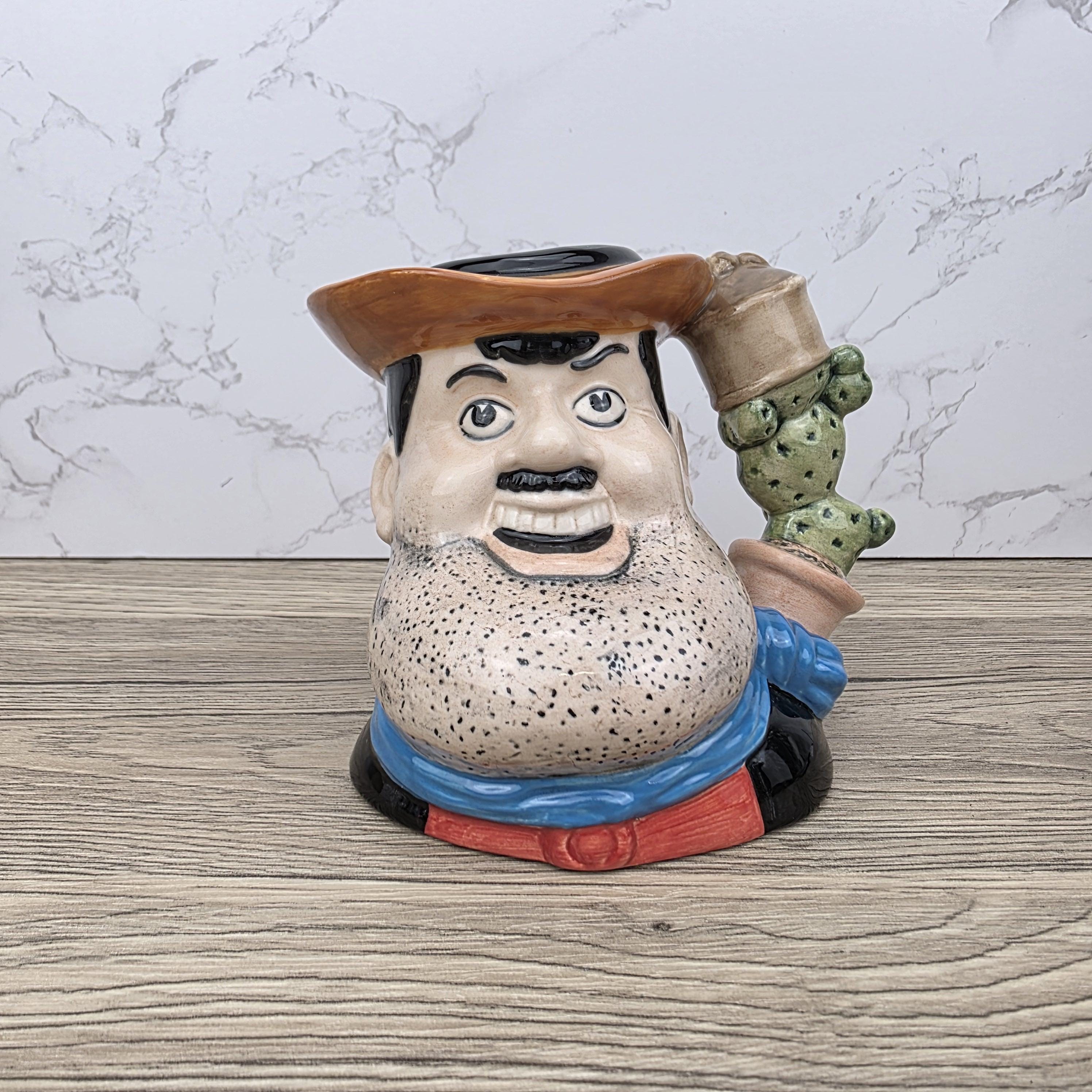 Vintage Royal Doulton Desperate Dan D7034 Large Character Jug Simon Ward – Beano Series Collectible