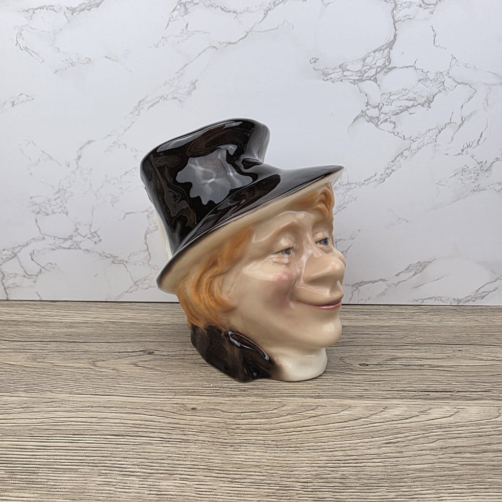 Artful Dodger Toby Jug, Vintage Kingston Pottery, Dickens Character Mug