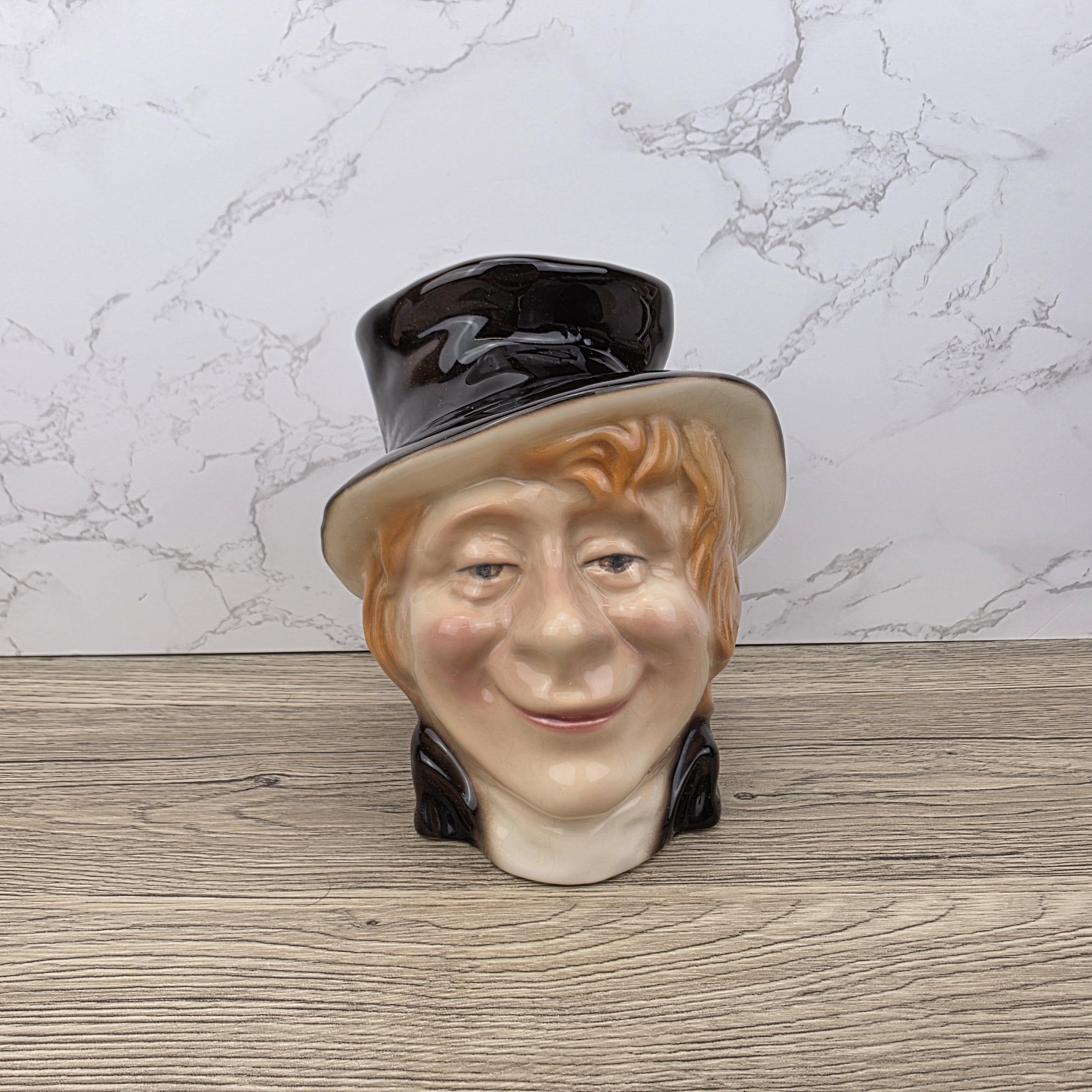 Artful Dodger Toby Jug, Vintage Kingston Pottery, Dickens Character Mug