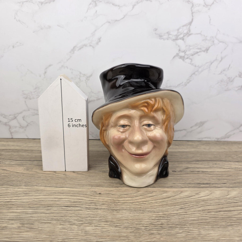 Artful Dodger Toby Jug, Vintage Kingston Pottery, Dickens Character Mug