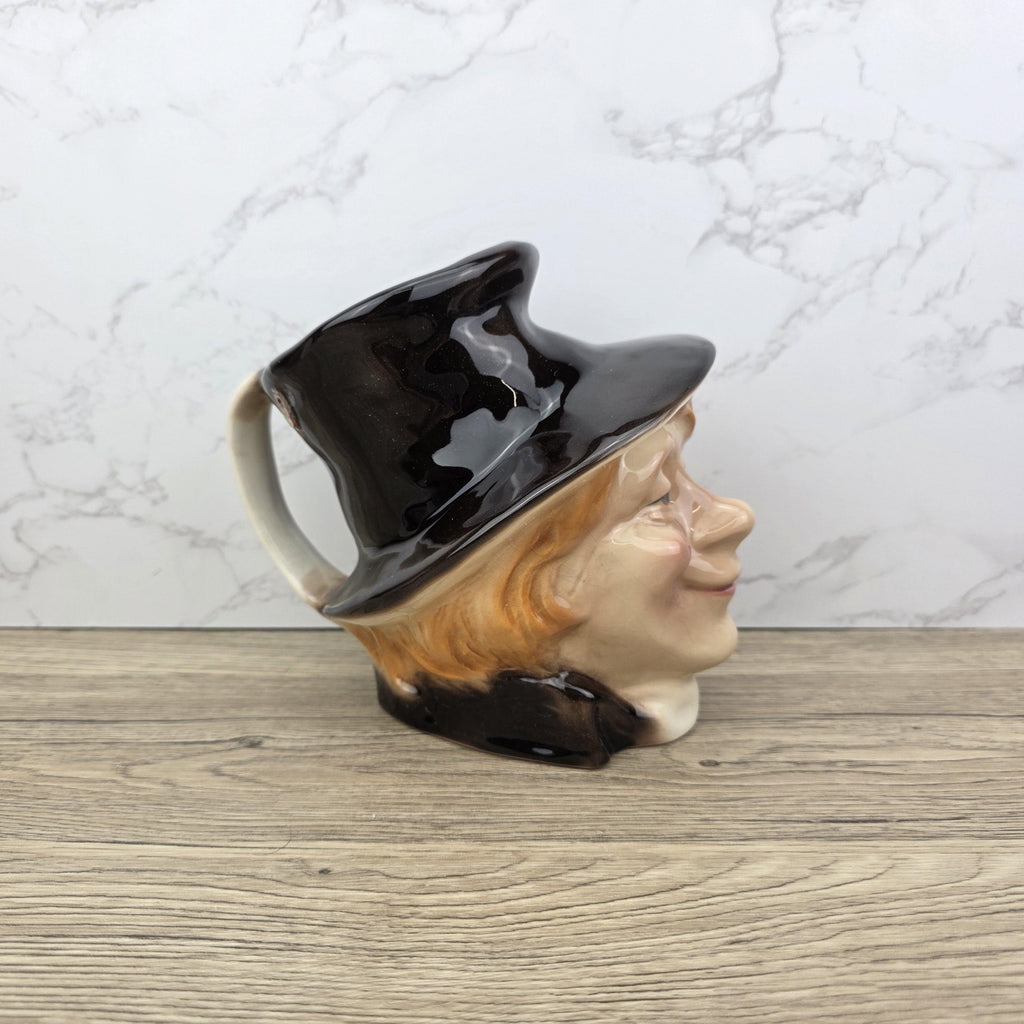 Artful Dodger Toby Jug, Vintage Kingston Pottery, Dickens Character Mug