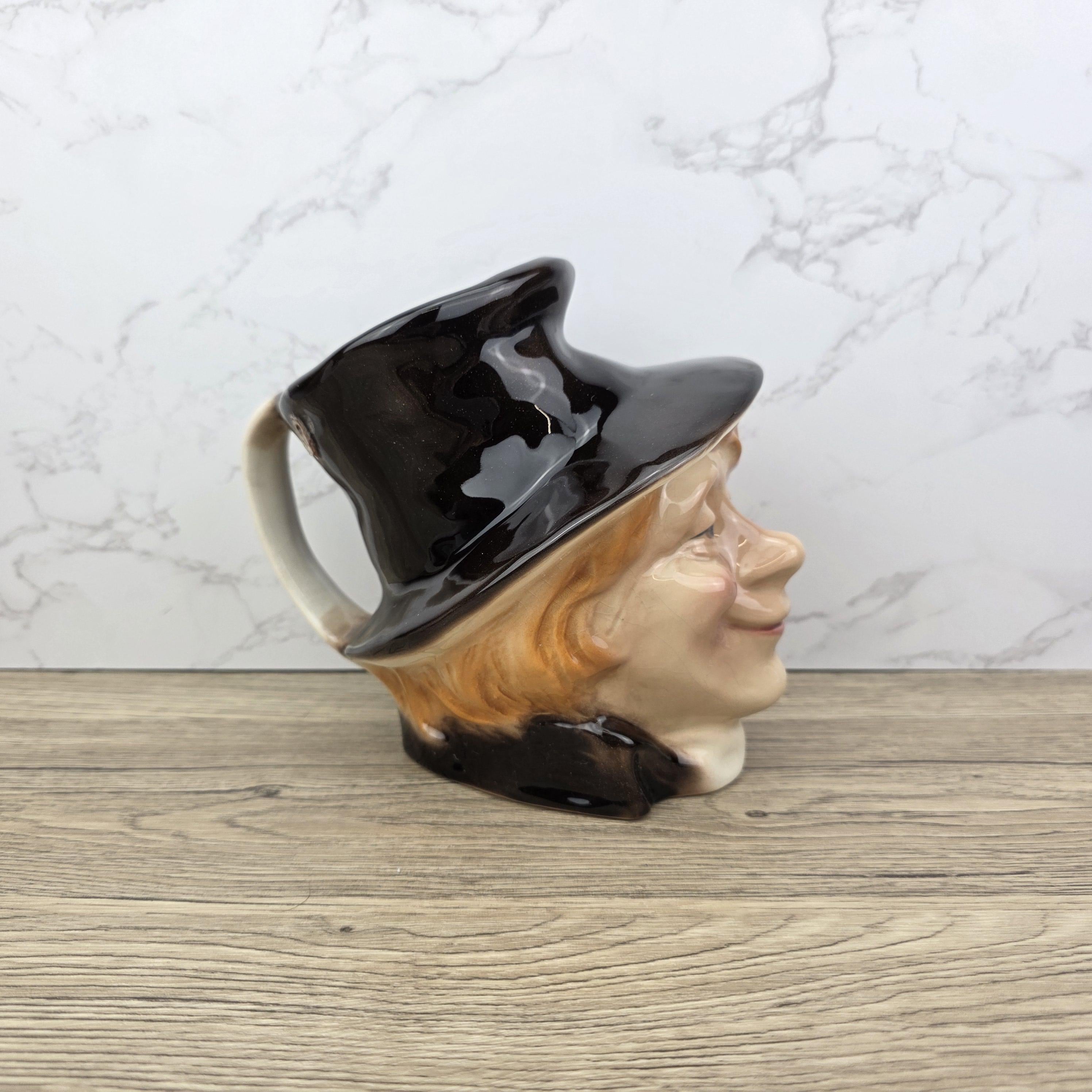 Artful Dodger Toby Jug, Vintage Kingston Pottery, Dickens Character Mug