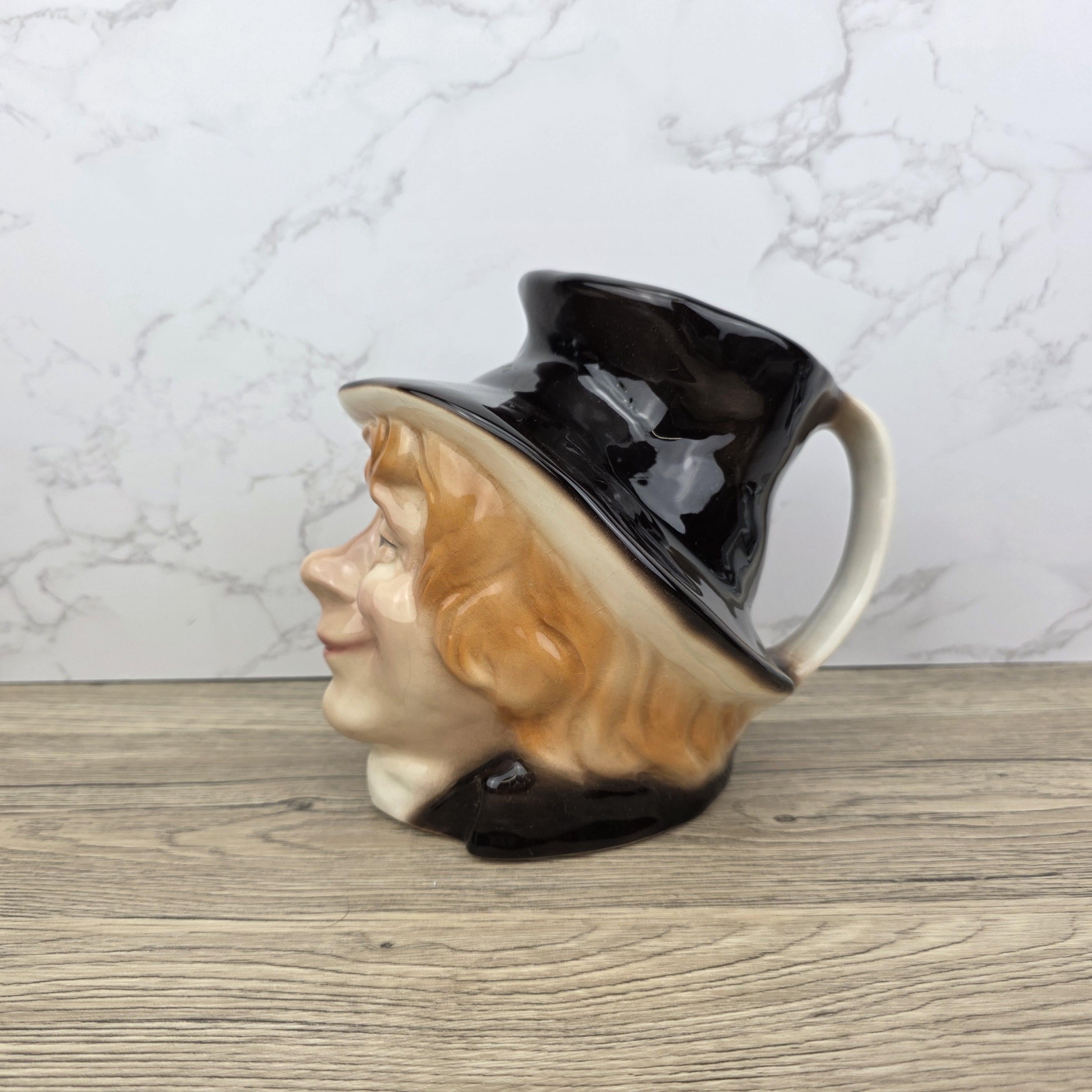 Artful Dodger Toby Jug, Vintage Kingston Pottery, Dickens Character Mug