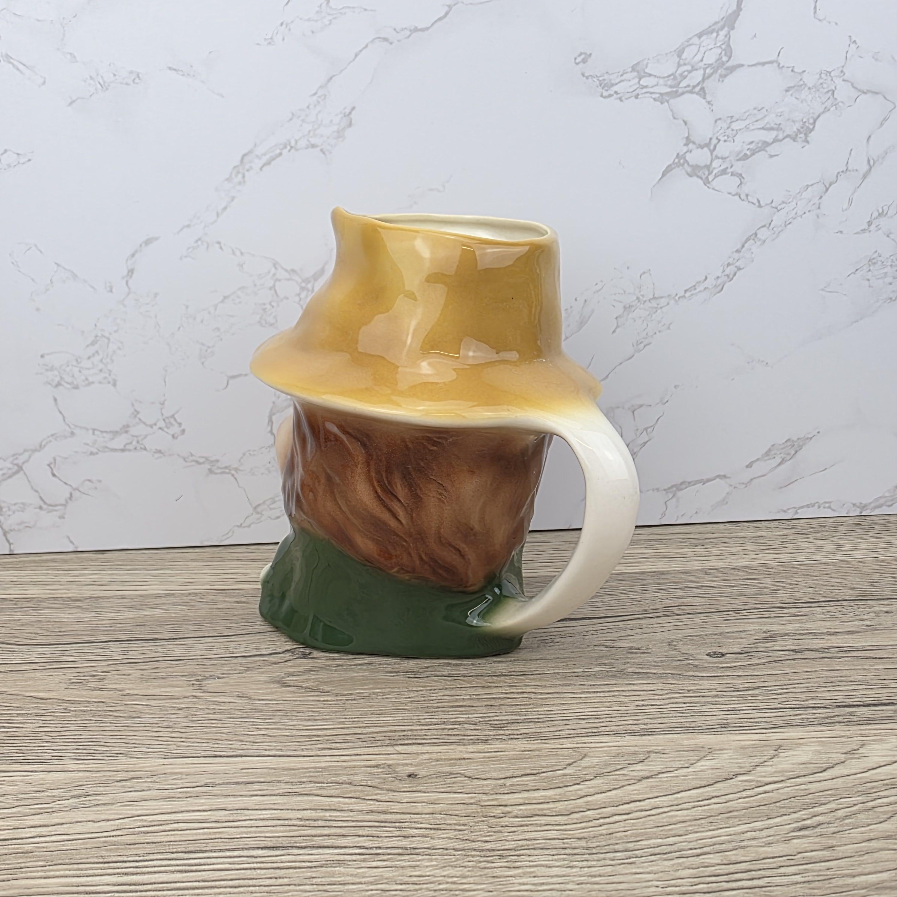 Vintage Charles Dickens Bill Sikes Toby English Character Pitcher Ceramic Figure by Kingston Pottery