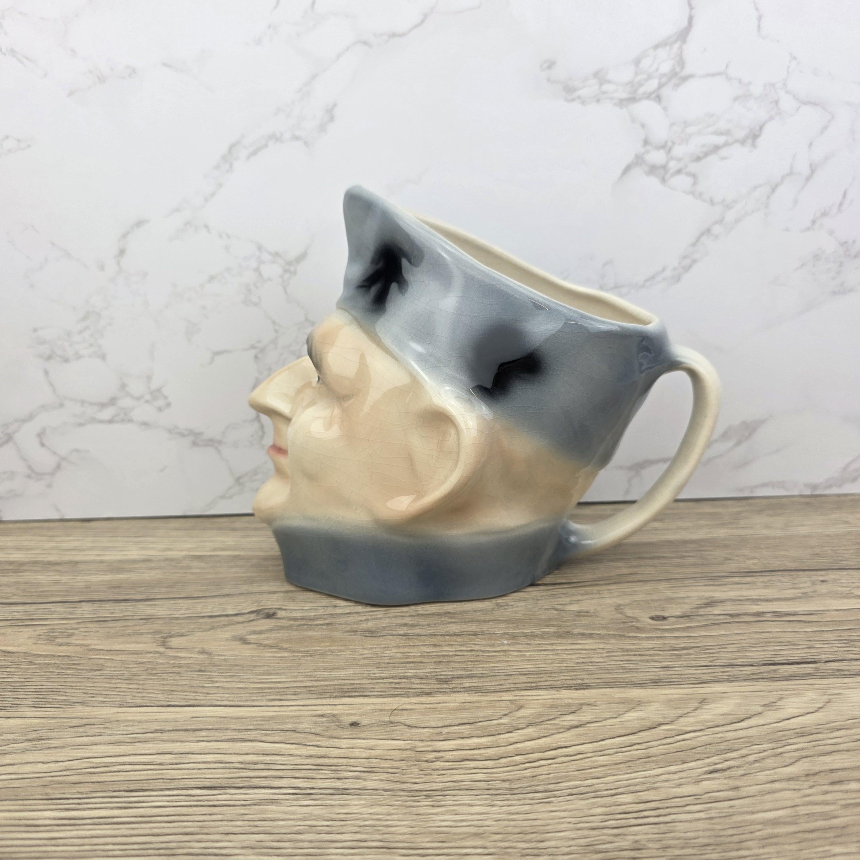 Vintage Charles Dickens Toby Jug, Kingston Pottery, 1950s Character Mug