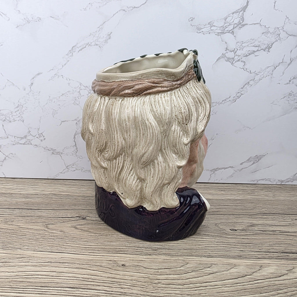 Bacchus Large Character Jug English Toby Mug Wine Theme Vintage Ceramic Royal Doulton
