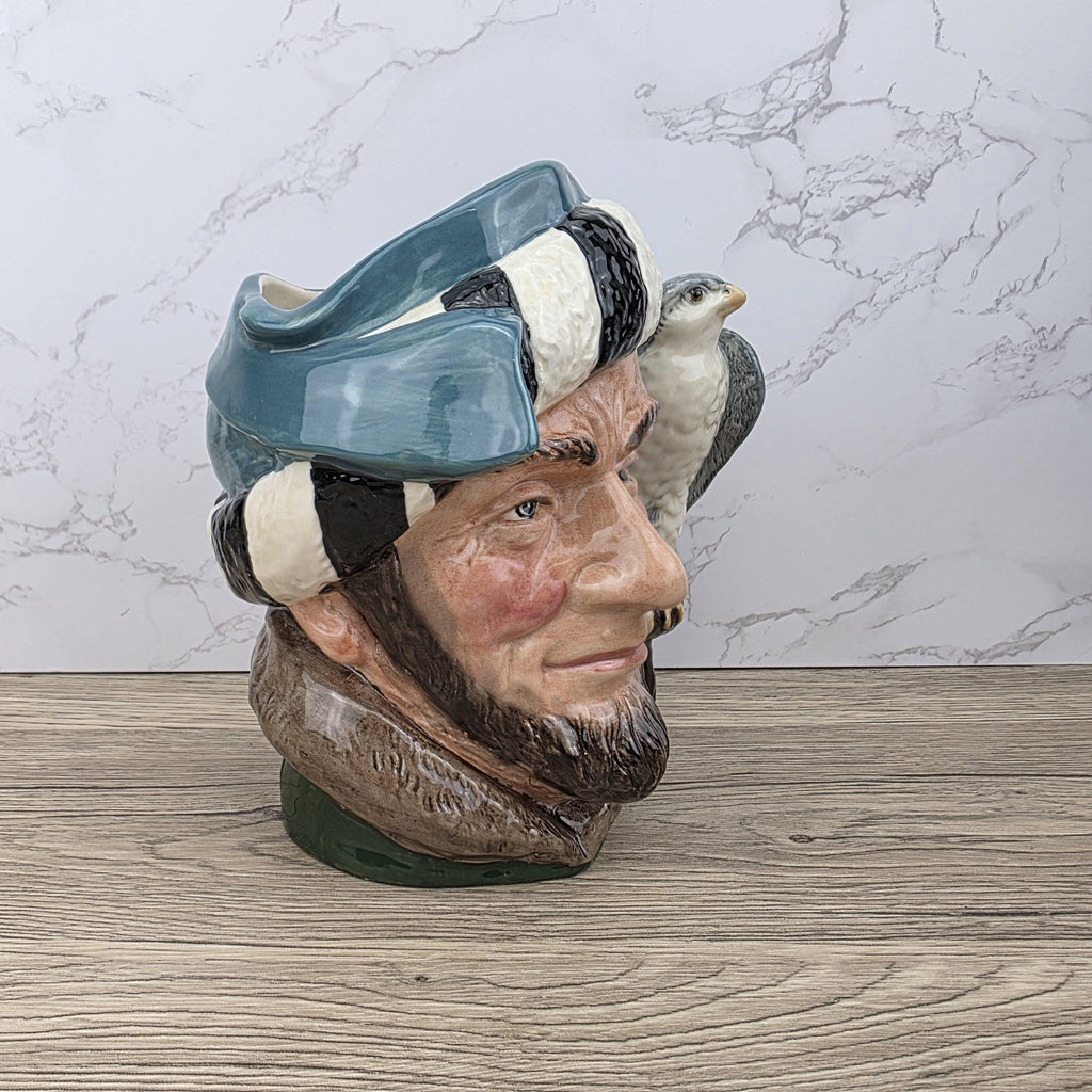 The Falconer D6533 Large Character Jug English Toby Mug Hunting Theme Vintage Ceramic Royal Doulton