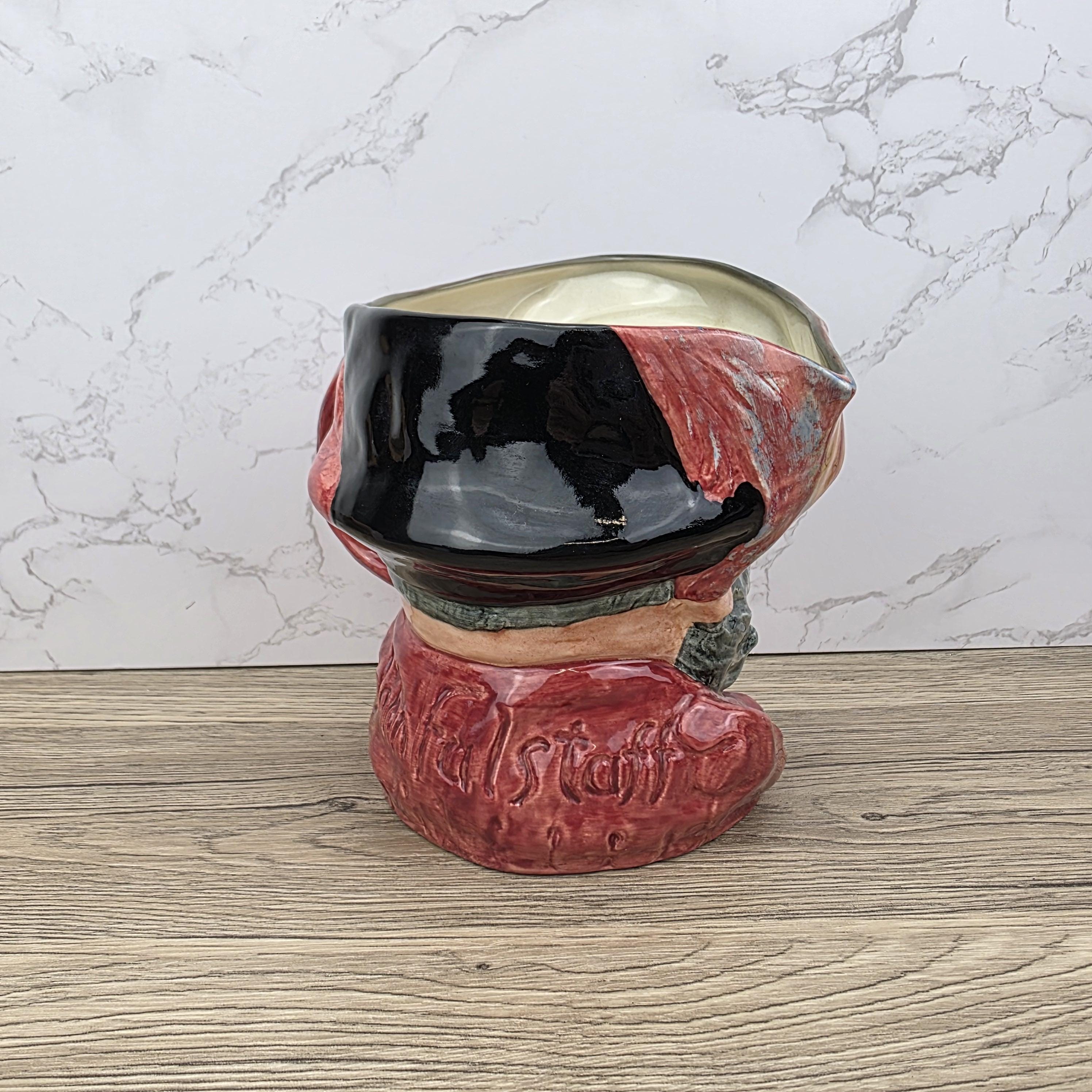 Falstaff Large Character Jug by Royal Doulton D6287 | Vintage English Pottery | 20th Century Ceramic