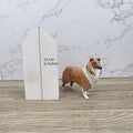 Vintage Collie Dog Figurine by Beswick England | Hand Painted Ceramic | Restored Back Leg