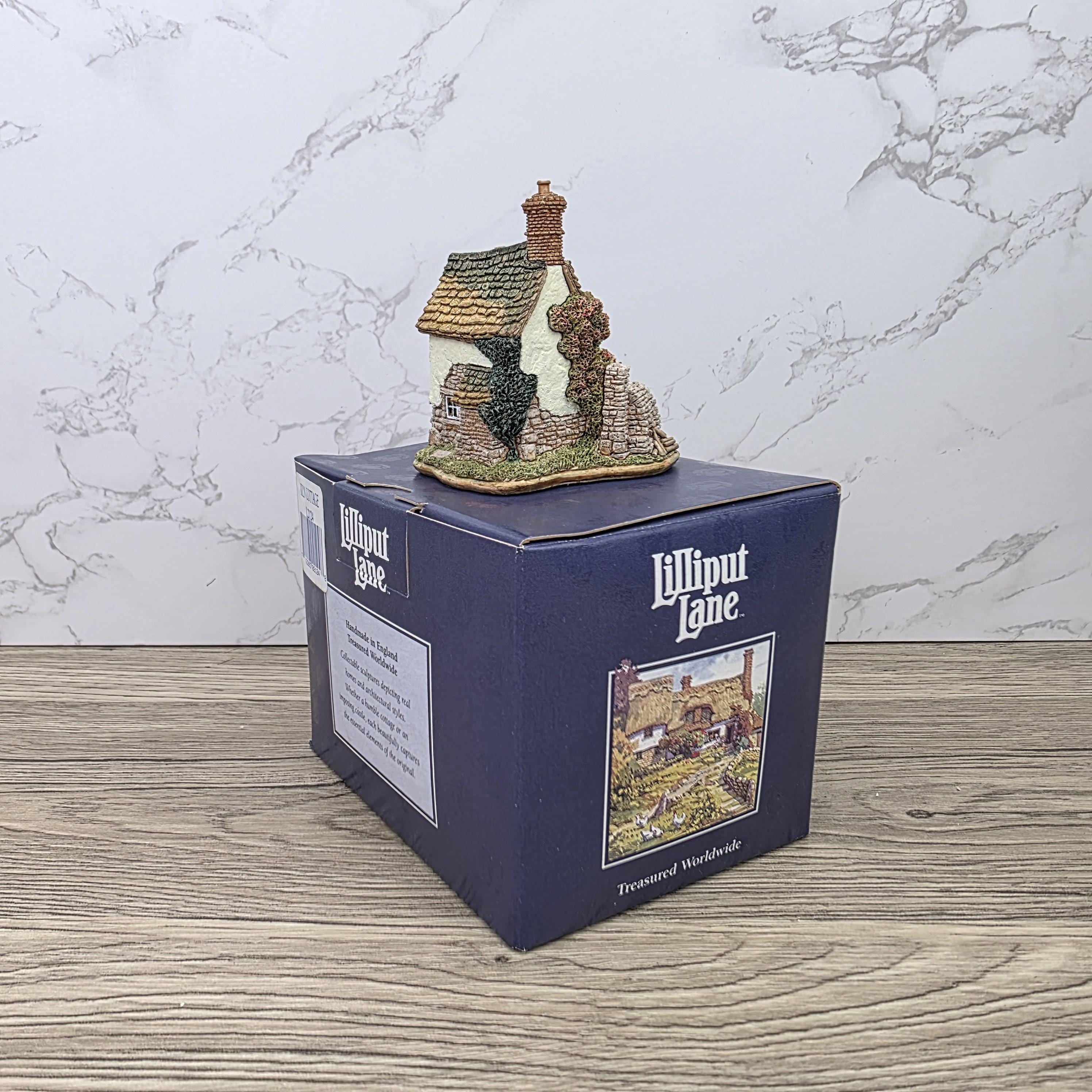 Vintage 1998 Lilliput Lane Kiln Cottage LN2124 Collectors Club Figurine With COA In Box