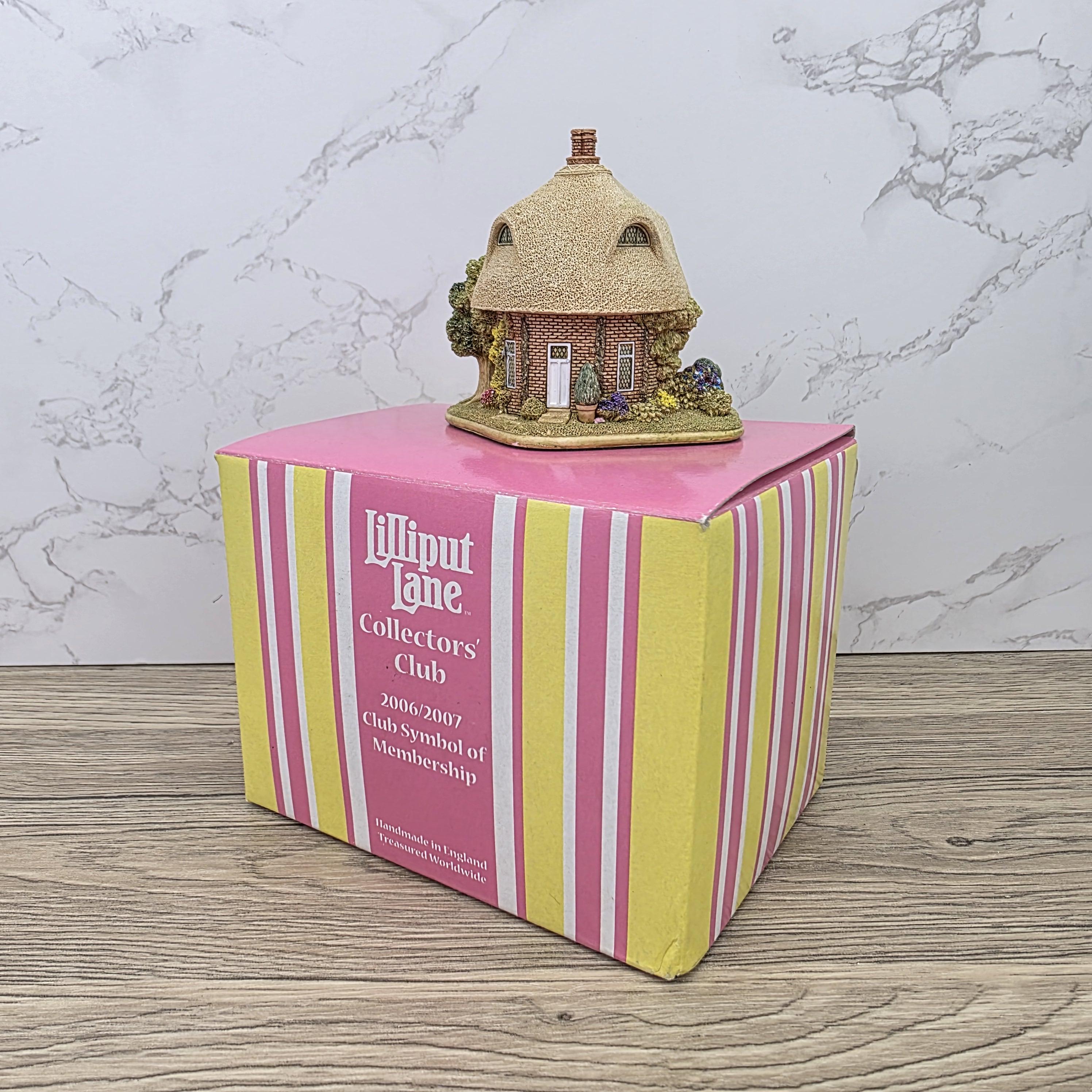 Vintage Lilliput Lane Sugar Mouse L2932 Collectors Club Cottage 2006 2007 Membership Figurine