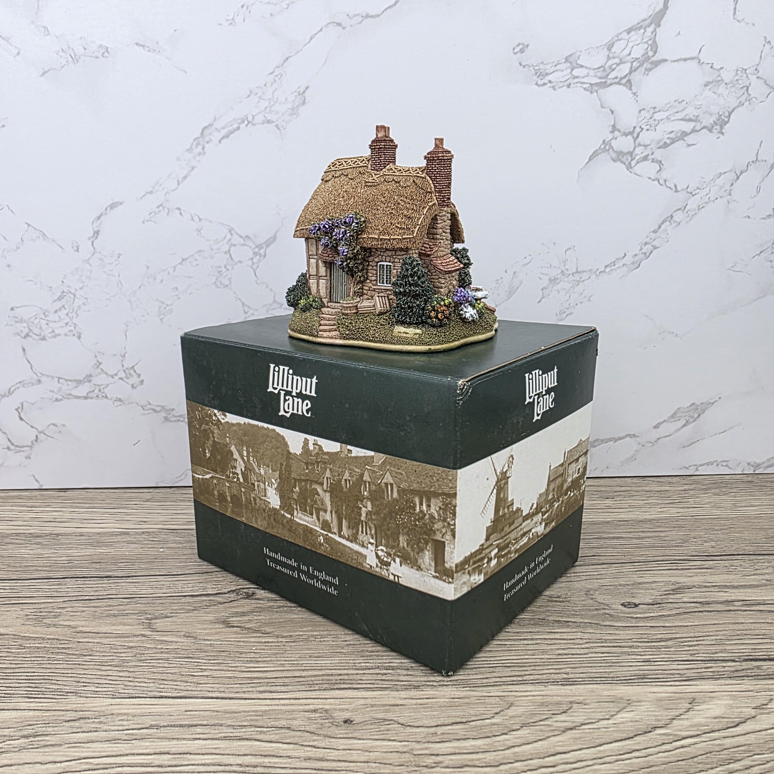Vintage Lilliput Lane Fresh Today L2256 Cottage Figure with Box | 1999 Membership Piece