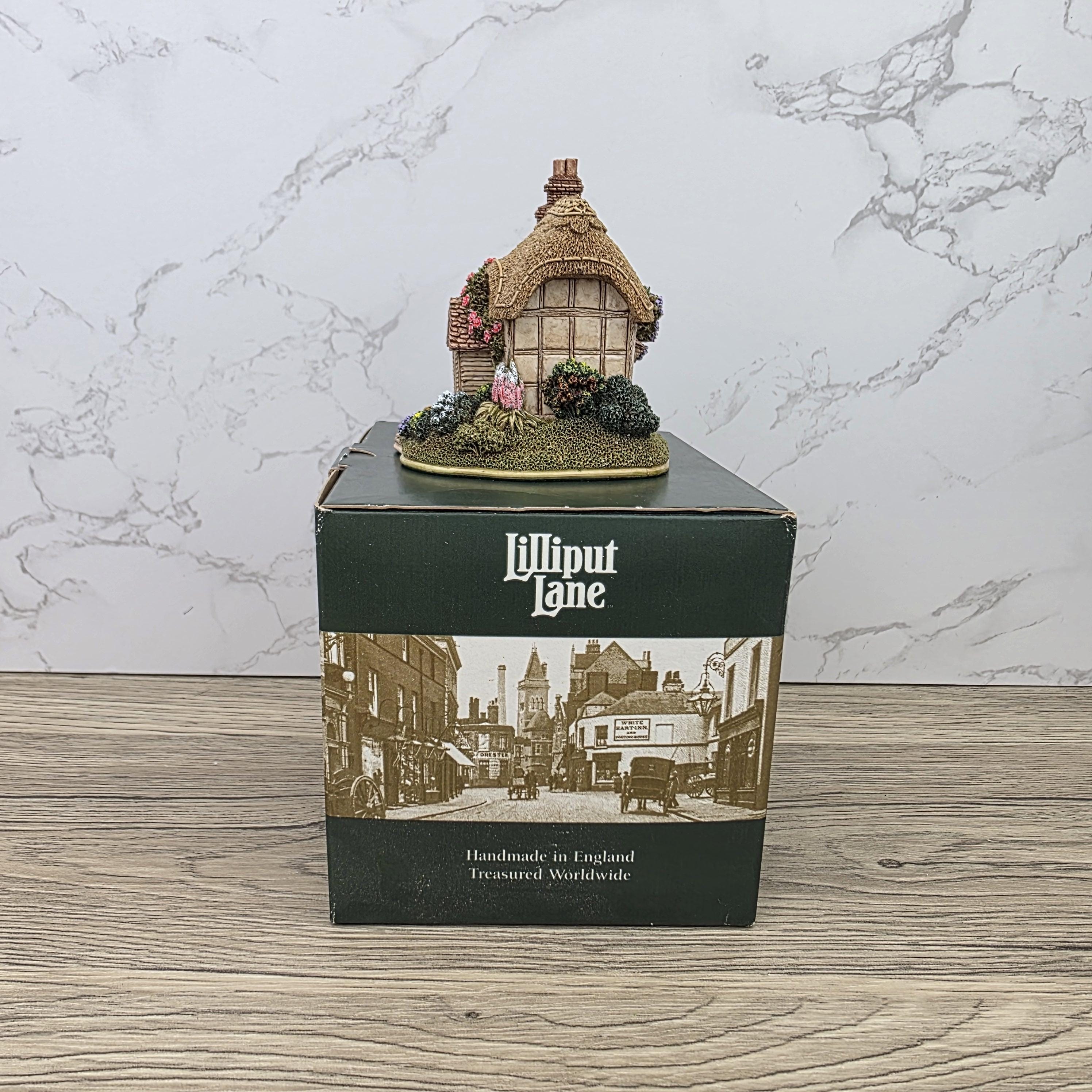 Vintage Lilliput Lane Fresh Today L2256 Cottage Figure with Box | 1999 Membership Piece