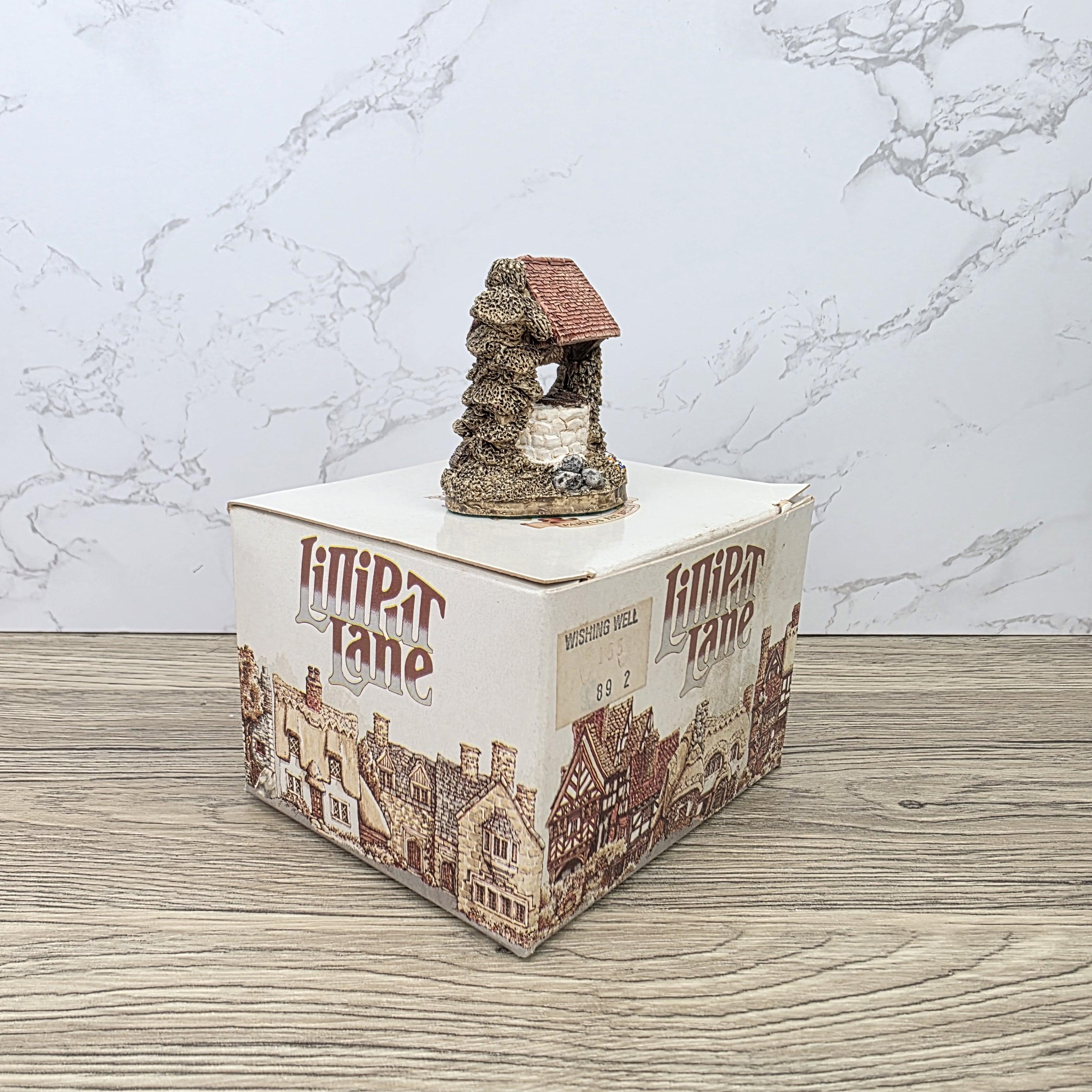 Vintage 1988 Lilliput Lane Wishing Well Collectors Club Figurine With Original Box England