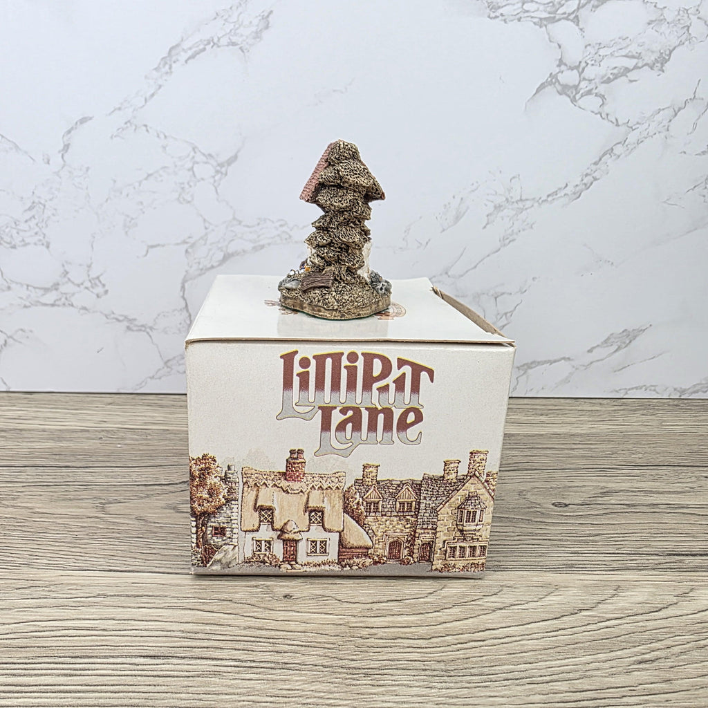 Vintage 1988 Lilliput Lane Wishing Well Collectors Club Figurine With Original Box England