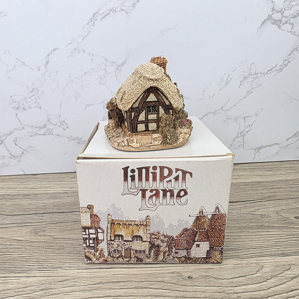 Lilliput Lane Watermill Cottage Figurine | Handcrafted English Resin Model with Original Deeds & Box