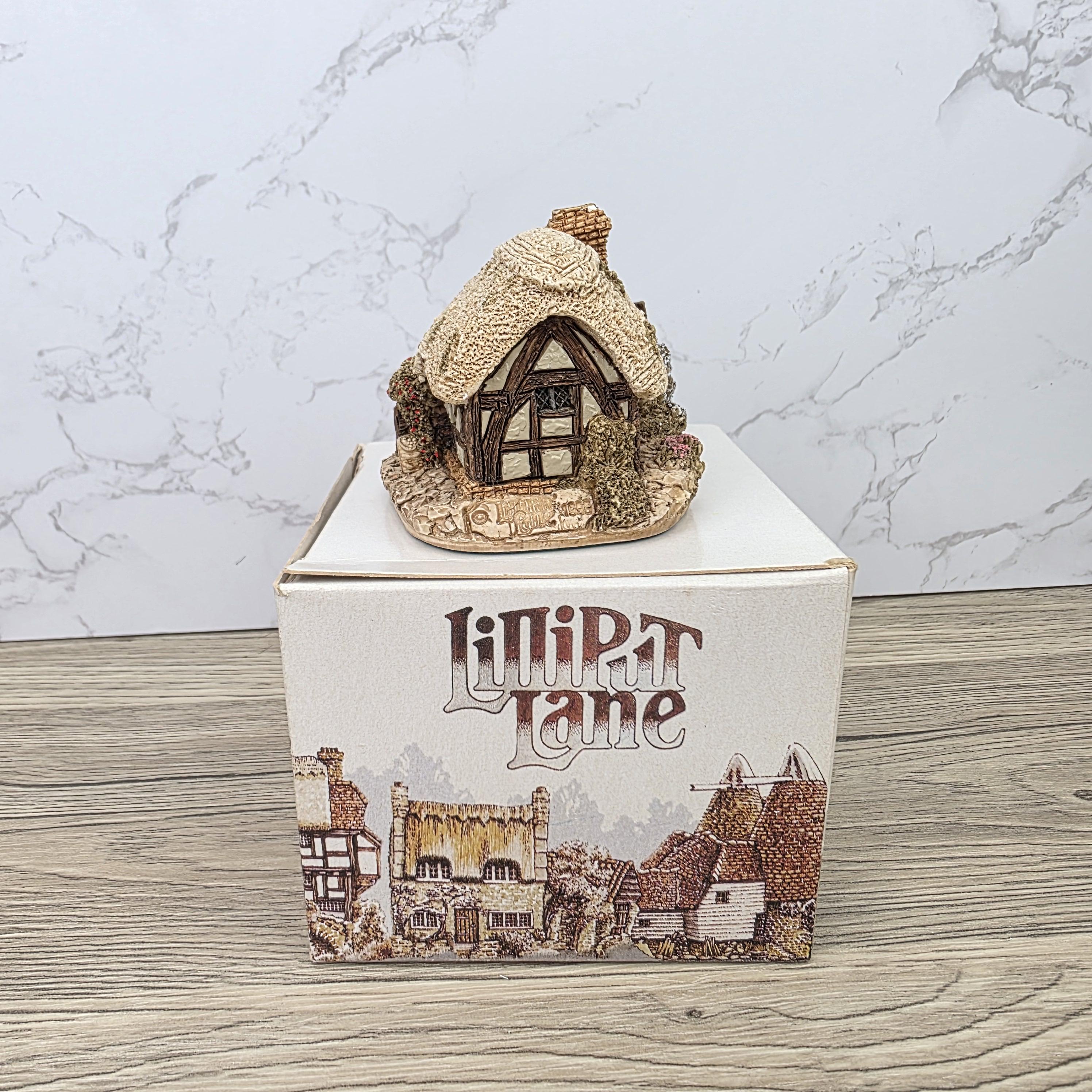 Lilliput Lane Watermill Cottage Figurine | Handcrafted English Resin Model with Original Deeds & Box