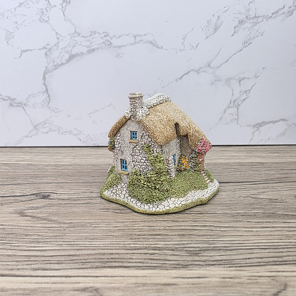 Lilliput Lane Puddlebrook 1991 Collectors Club Cottage | Handcrafted English Resin Thatched House Figurine